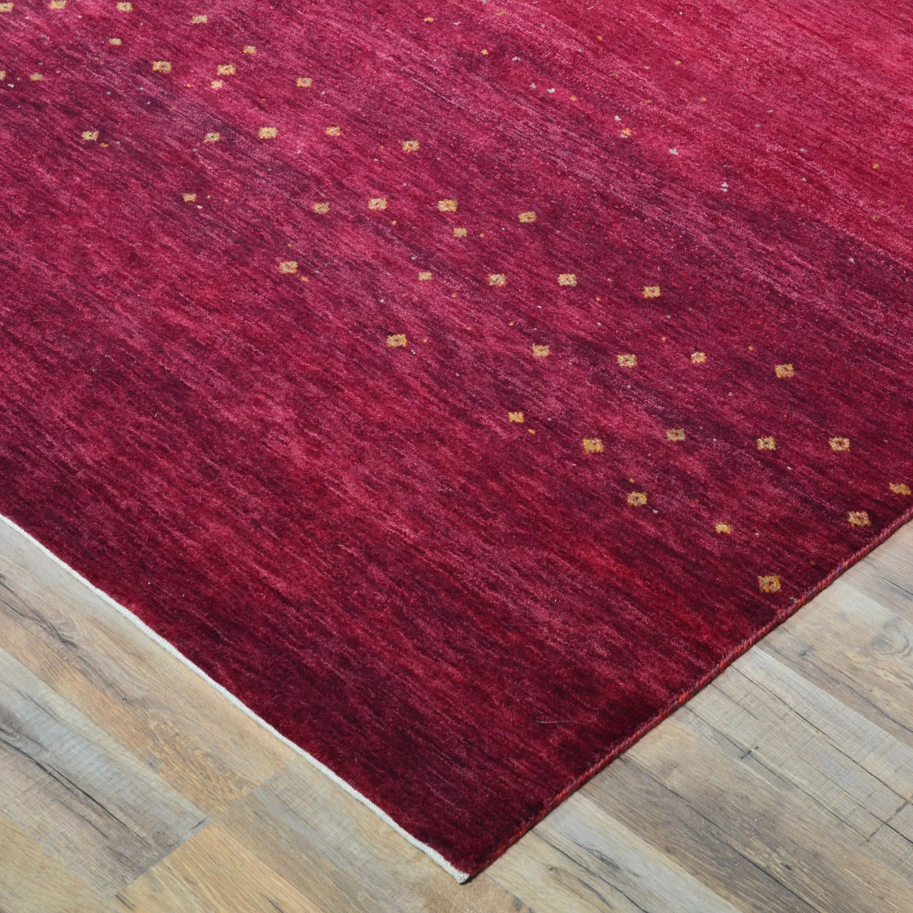 Hand-Knotted Contemporary Modern Gabbeh Wool Handmade Rug (Size 9.0 X 11.9) Cwral-6732