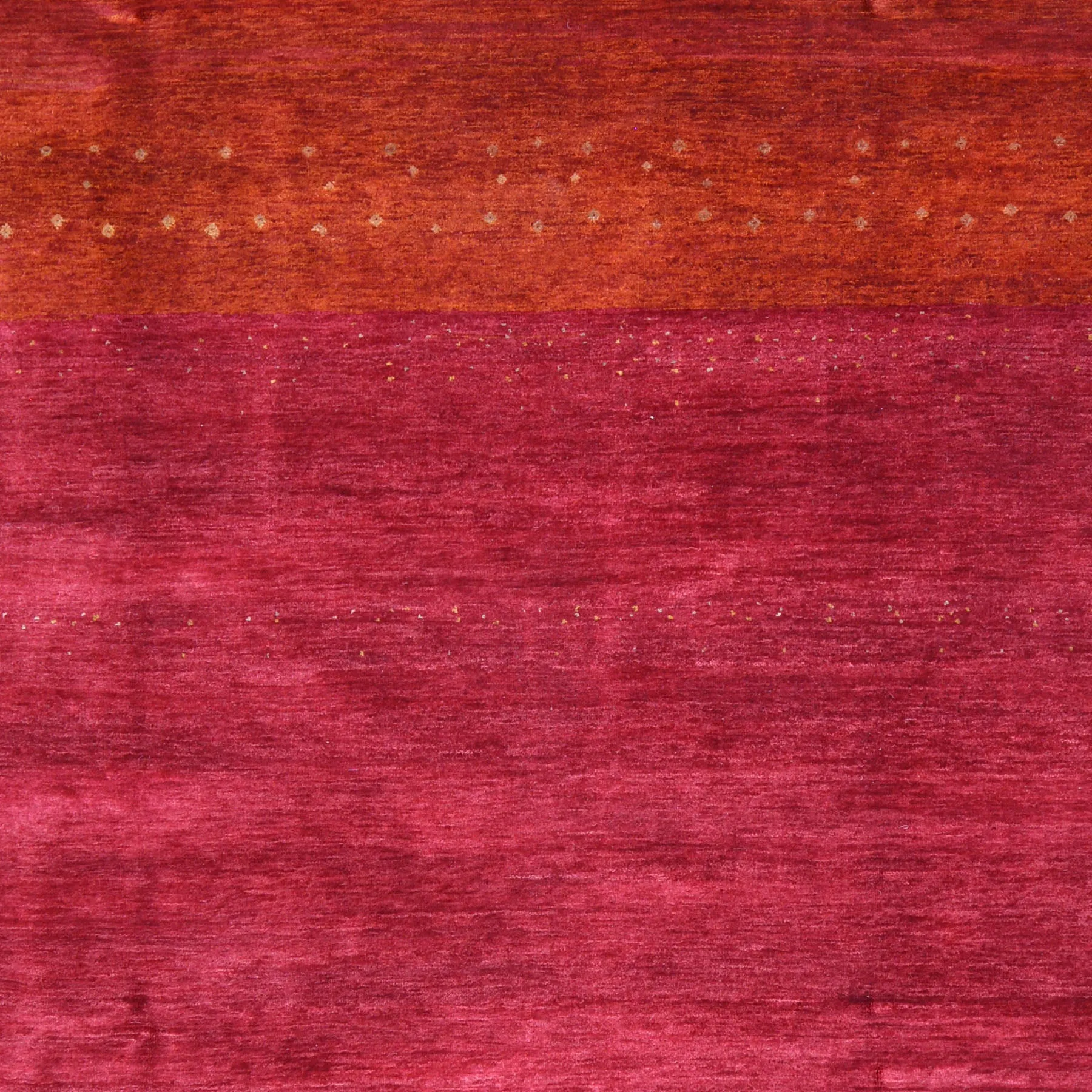Hand-Knotted Contemporary Modern Gabbeh Wool Handmade Rug (Size 9.0 X 11.9) Cwral-6732