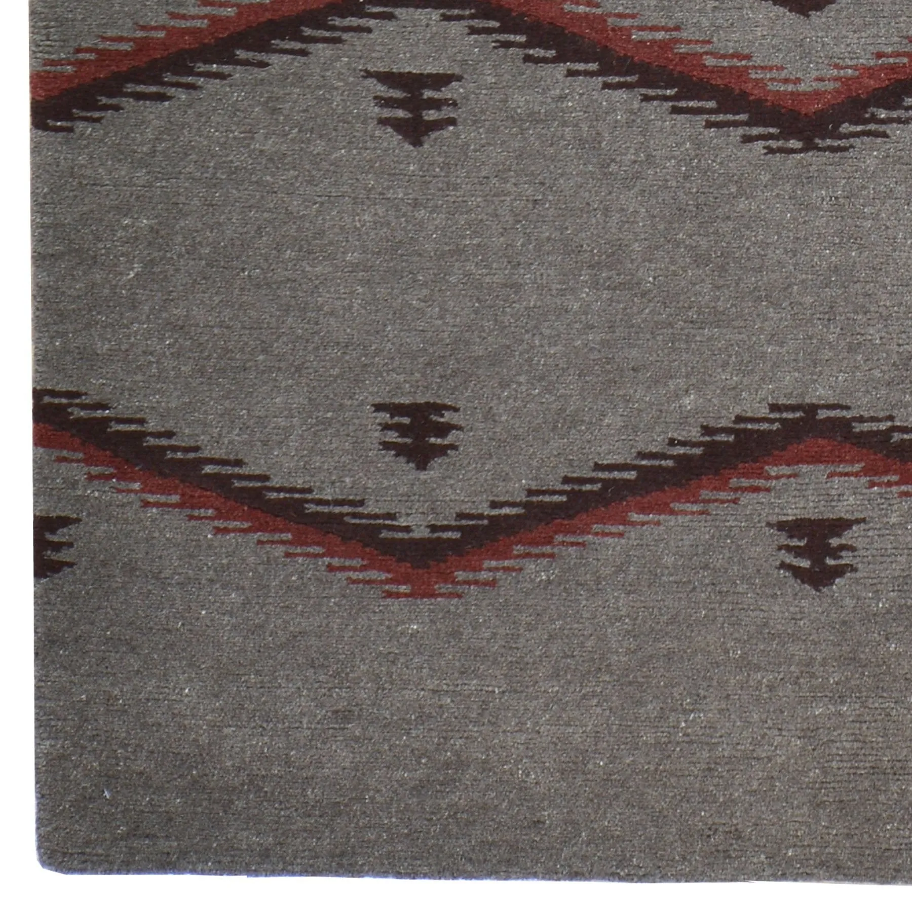 Hand-Knotted Contemporary Modern Southwestern Design Wool Rug (Size 6.0 X 8.4) Brral-351