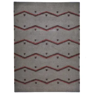 Hand-Knotted Contemporary Modern Southwestern Design Wool Rug (Size 6.0 X 8.4) Brral-351