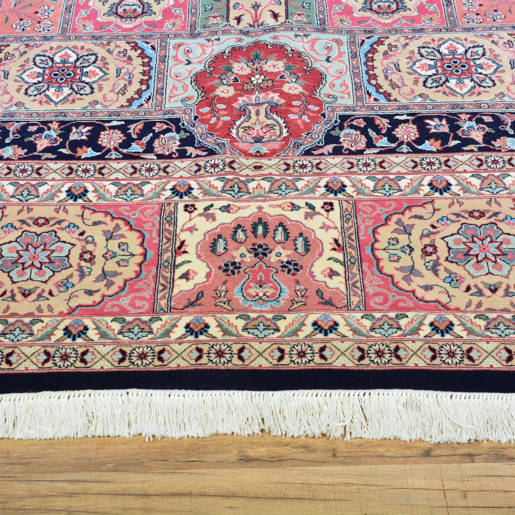 Hand-Knotted Fine Bakhtiari Persian Design Handmade Wool Rug (Size 9.5 X 12.5) Brral-4791