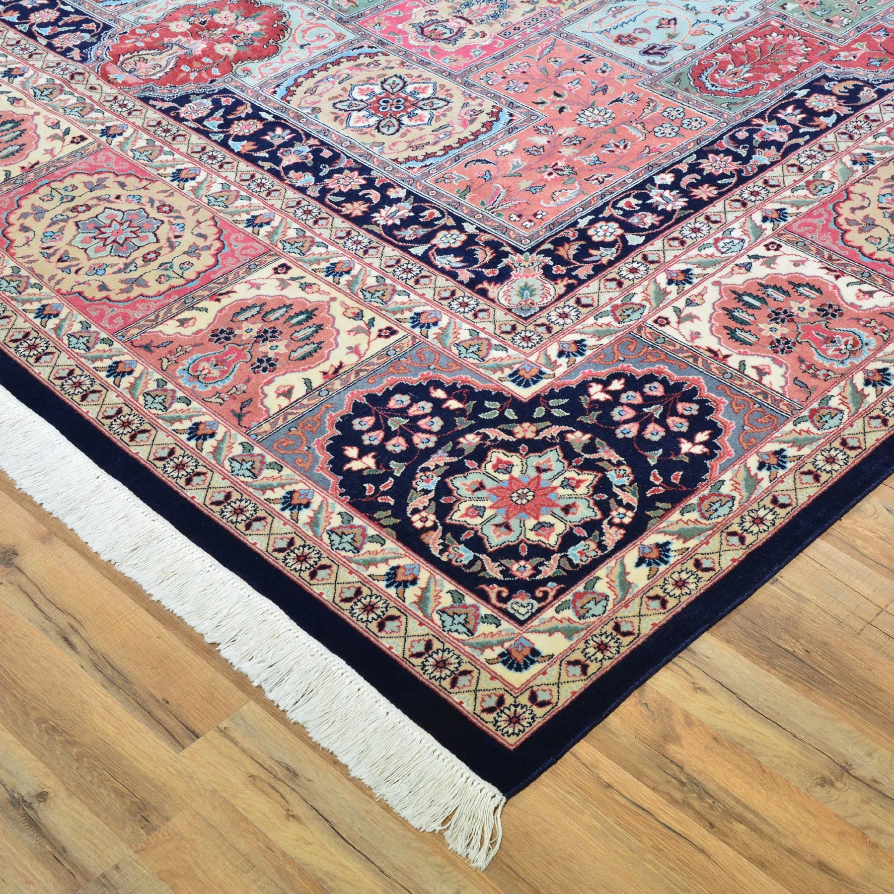 Hand-Knotted Fine Bakhtiari Persian Design Handmade Wool Rug (Size 9.5 X 12.5) Brral-4791