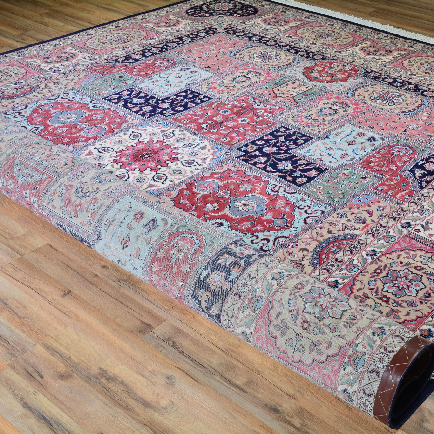 Hand-Knotted Fine Bakhtiari Persian Design Handmade Wool Rug (Size 9.5 X 12.5) Brral-4791