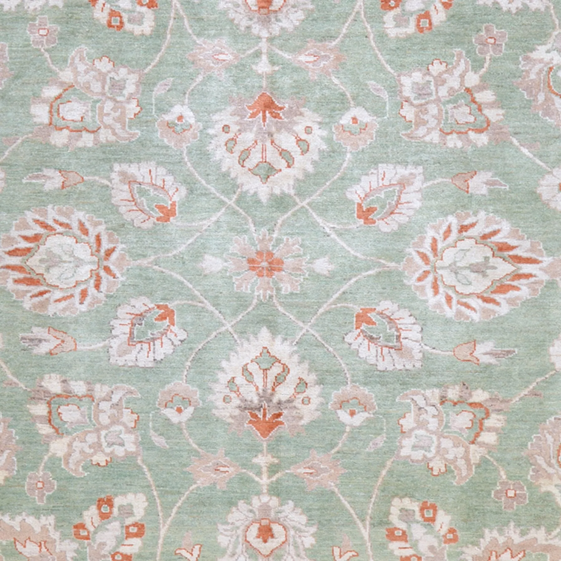 Hand-Knotted Fine Chobi Peshawar Oushak Wool Rug (Size 9.3 X 11.8) Brral-1296