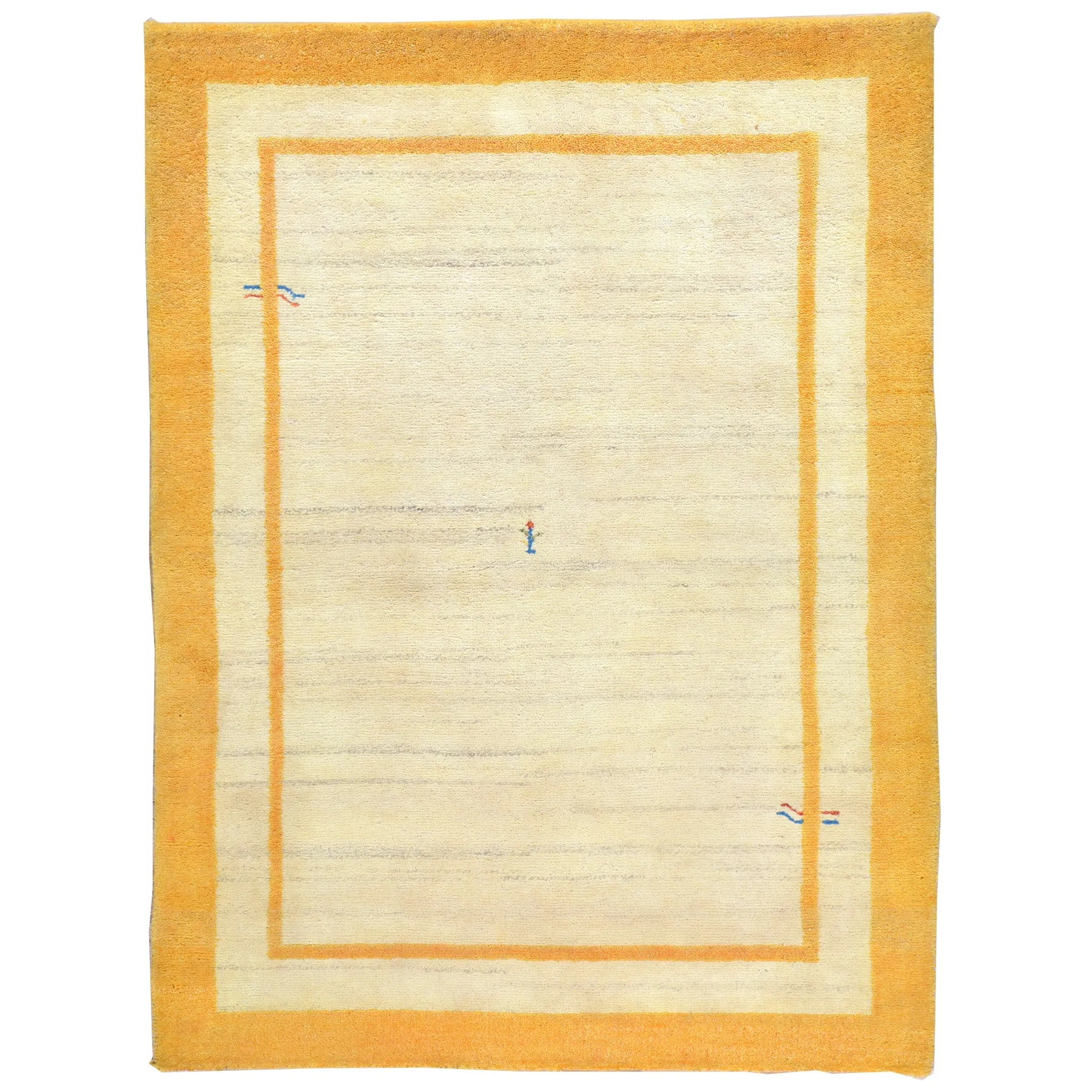 Hand-Knotted Fine Gabbeh Modern Design Handmade Wool Rug (Size 4.0 X 5.9) Cwral-6633