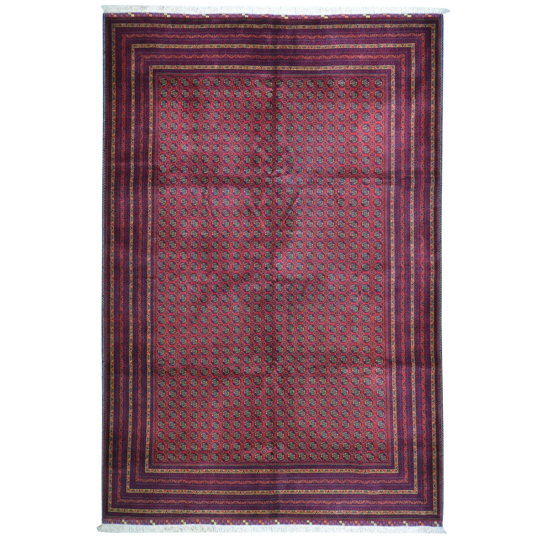 Hand-Knotted Fine Khawaja Roshani Wool Handmade Rug (Size 6.8 X 9.10) Cwral-8538