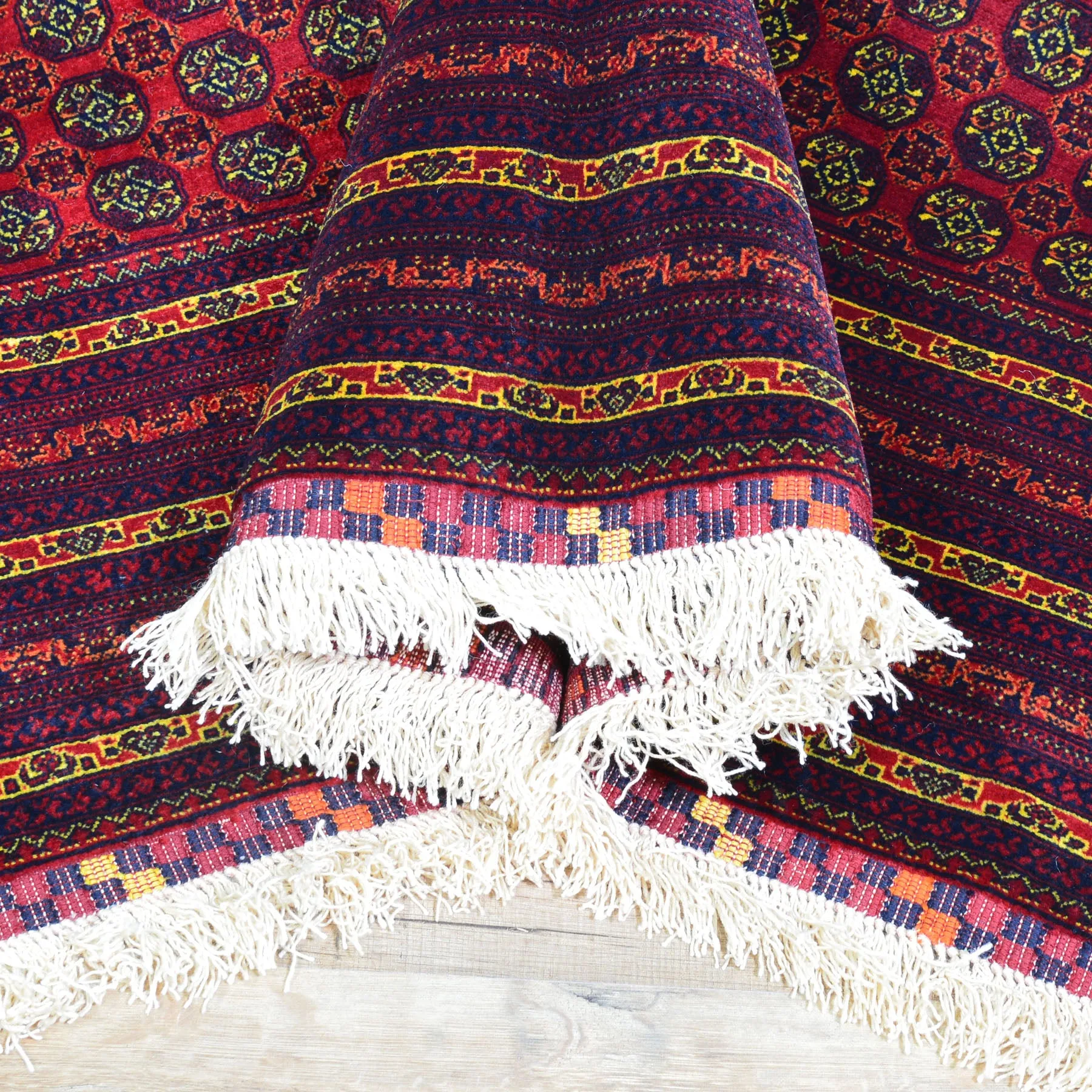 Hand-Knotted Fine Khawaja Roshani Wool Handmade Rug (Size 6.8 X 9.10) Cwral-8538