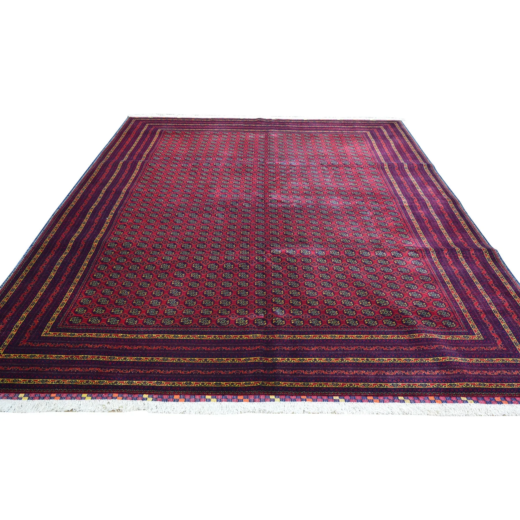 Hand-Knotted Fine Khawaja Roshani Wool Handmade Rug (Size 6.8 X 9.10) Cwral-8538