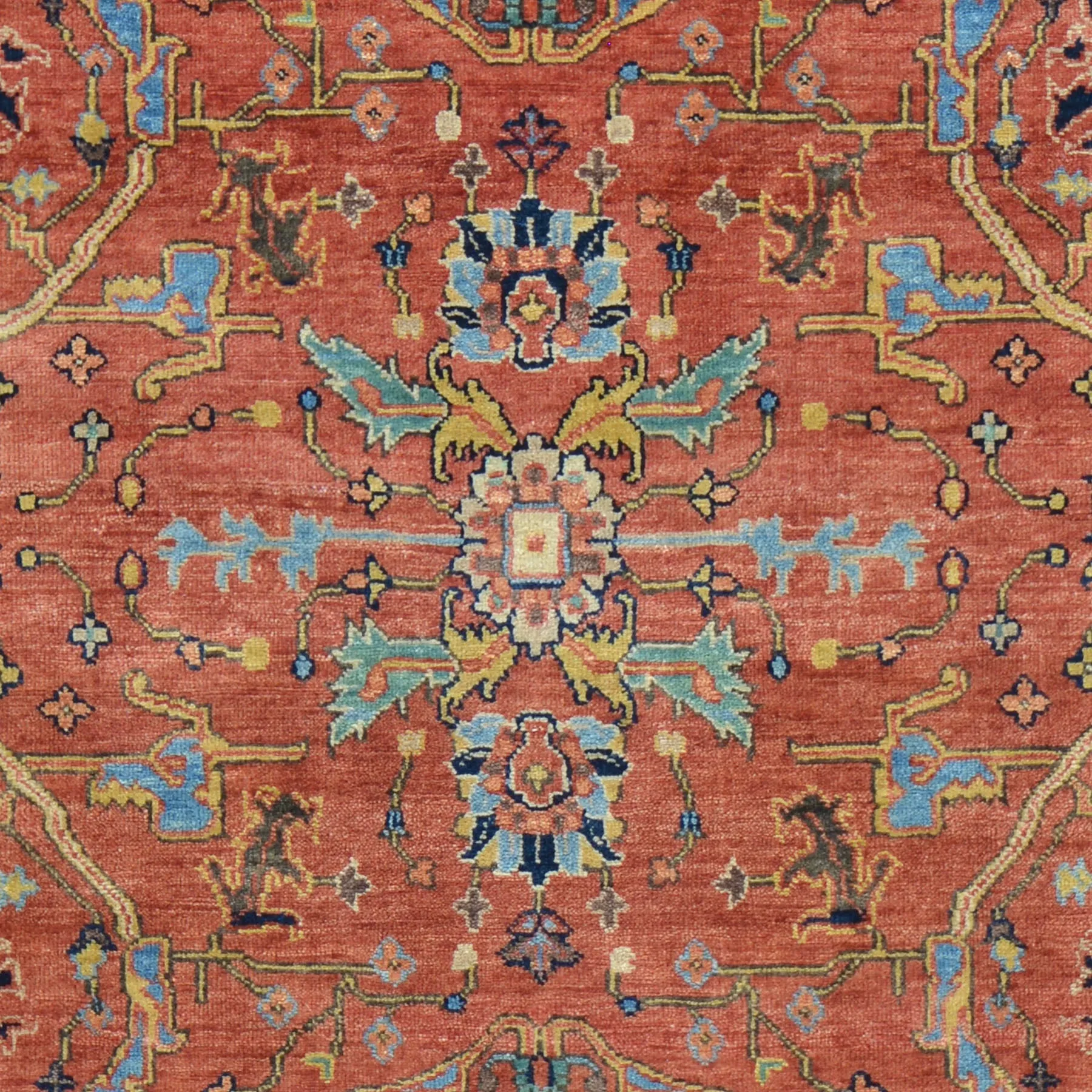 Hand-Knotted Fine Oriental Serapi Traditional Design Wool Rug (Size 4.1 X 6.0) Brral-2355