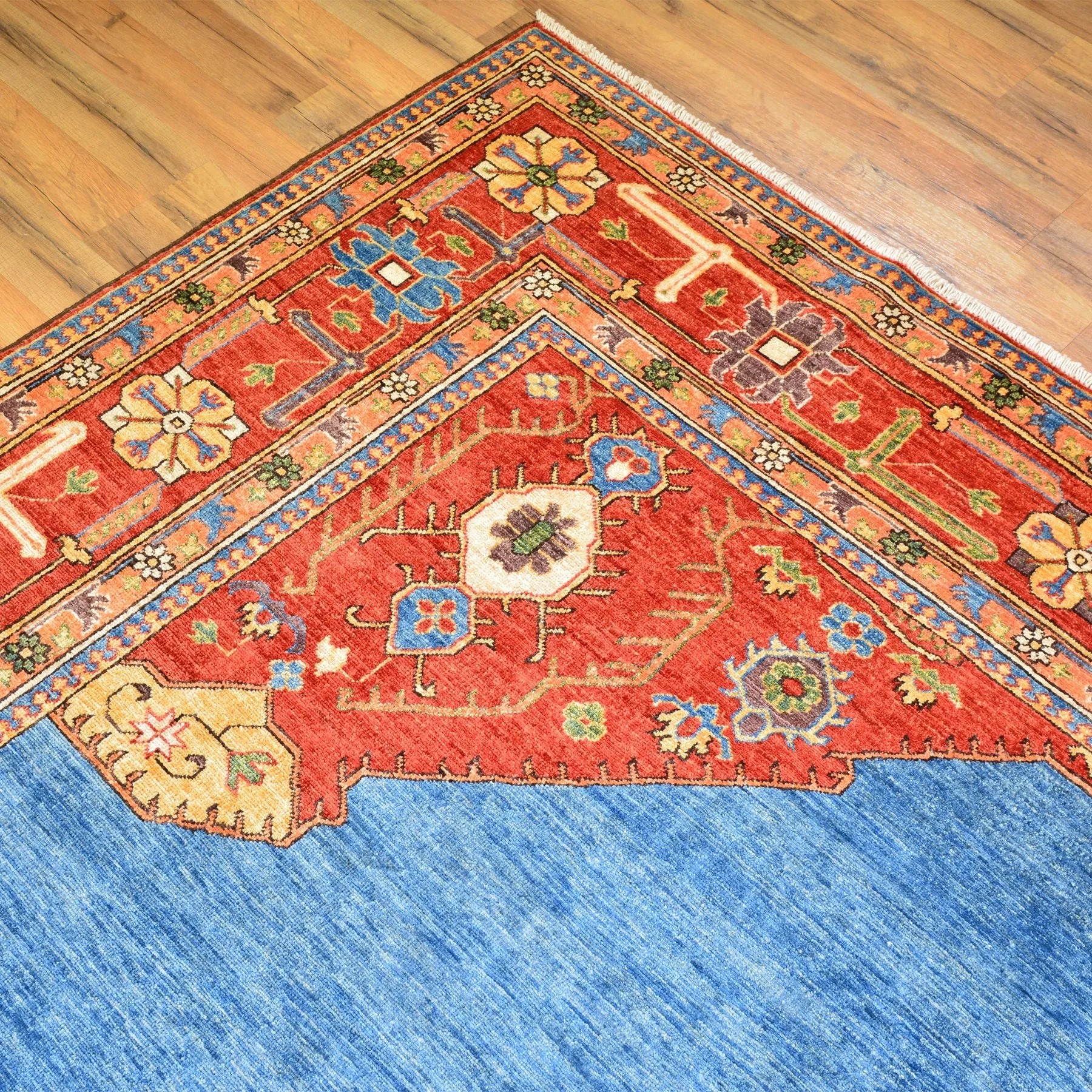 Hand-Knotted Fine Persian Bijar Design Handmade Wool Rug (Size 9.0 X 11.2) Brral-4803