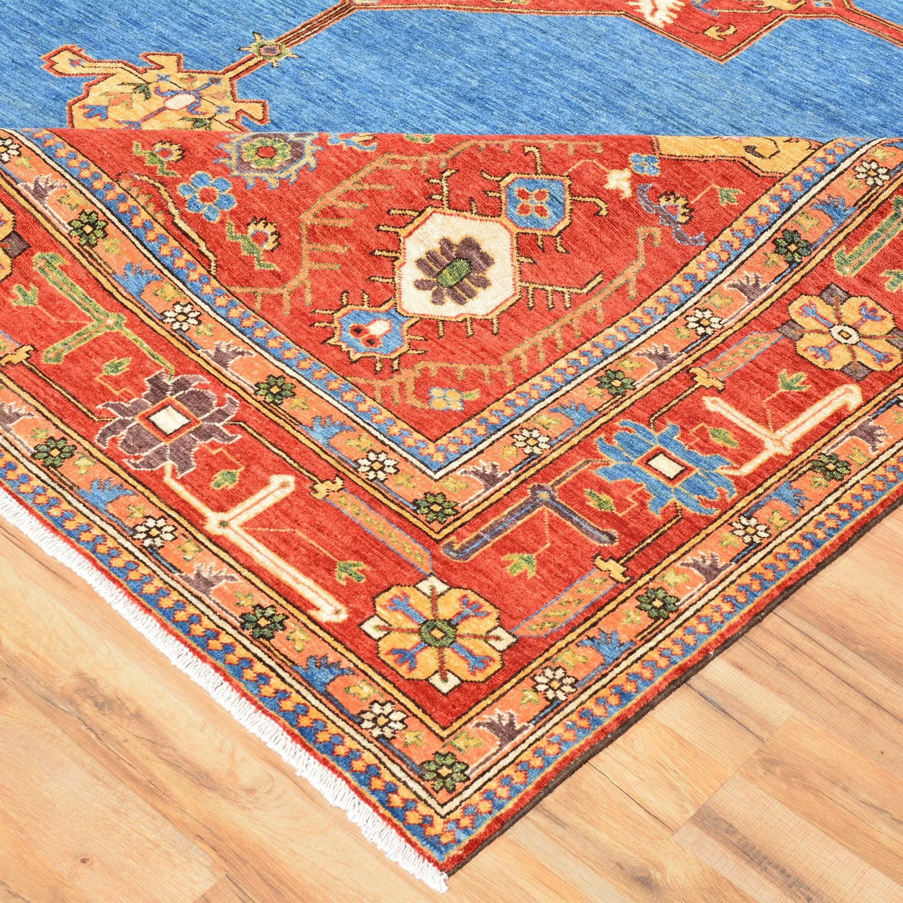 Hand-Knotted Fine Persian Bijar Design Handmade Wool Rug (Size 9.0 X 11.2) Brral-4803