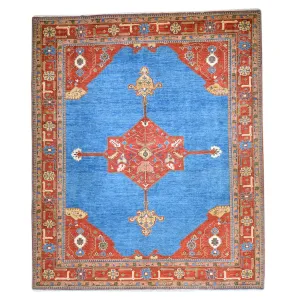 Hand-Knotted Fine Persian Bijar Design Handmade Wool Rug (Size 9.0 X 11.2) Brral-4803