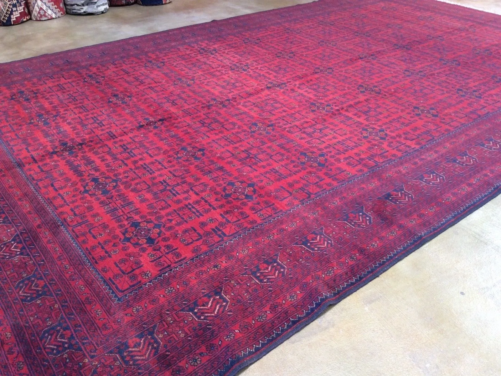 Hand-Knotted Fine Tribal Khal Mohammadi Turkoman Rug (Size 9.10 X 16.2) Brrsf-540