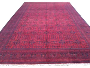 Hand-Knotted Fine Tribal Khal Mohammadi Turkoman Rug (Size 9.10 X 16.2) Brrsf-540