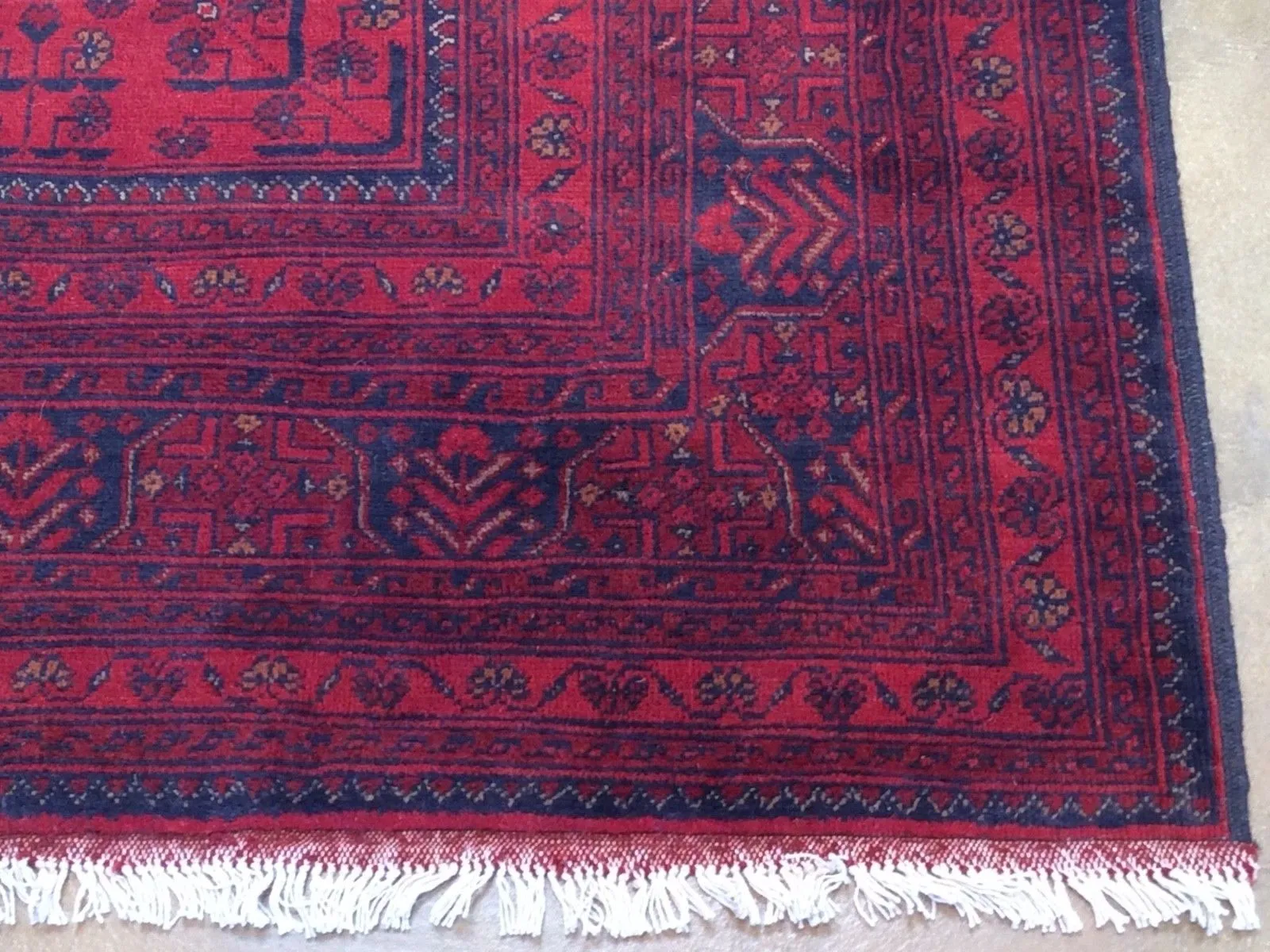 Hand-Knotted Fine Tribal Khal Mohammadi Turkoman Rug (Size 9.10 X 16.2) Brrsf-540
