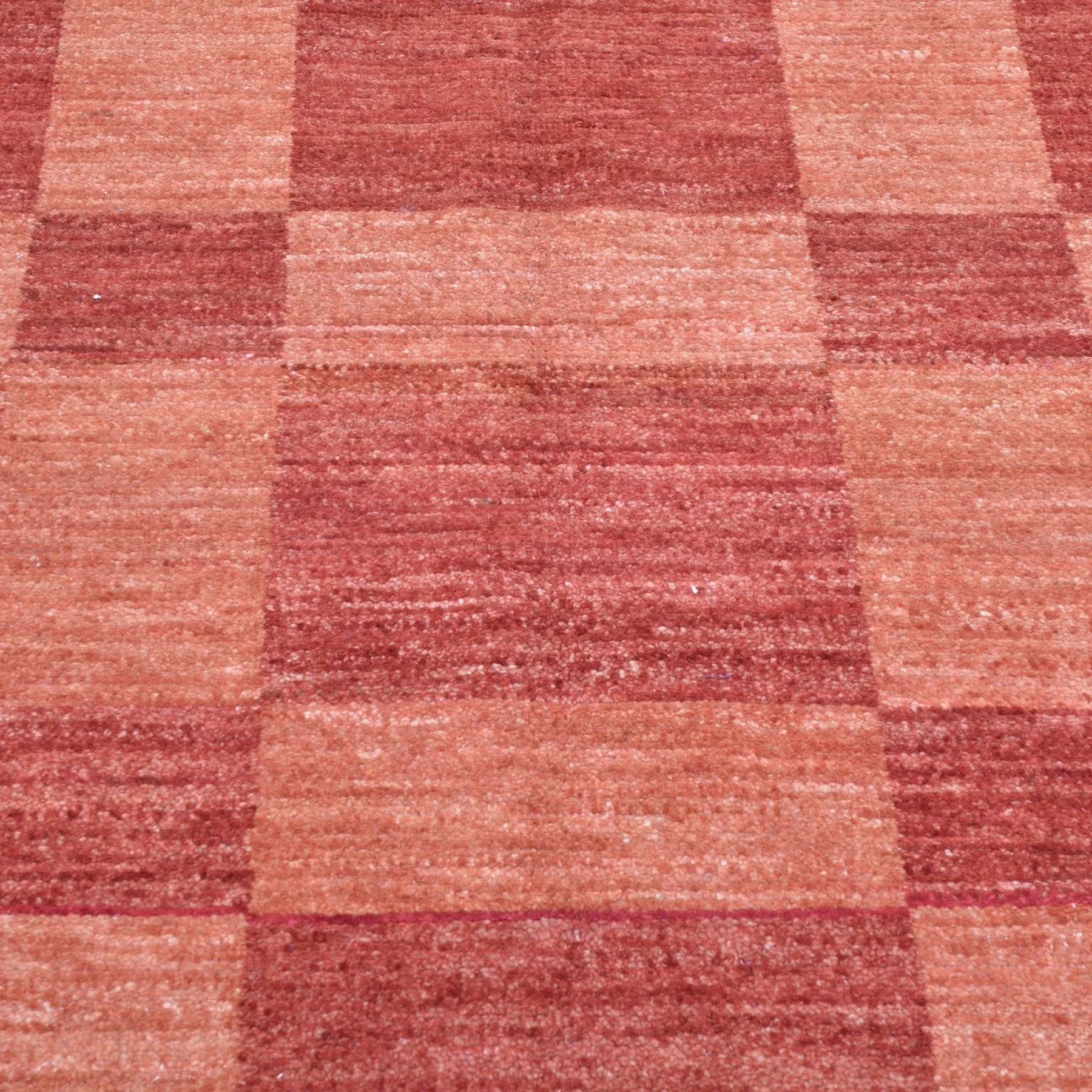 Hand-Knotted Gabbeh Checker Design Wool Handmade Rug (Size 7.11 X 9.10) Brral-2565