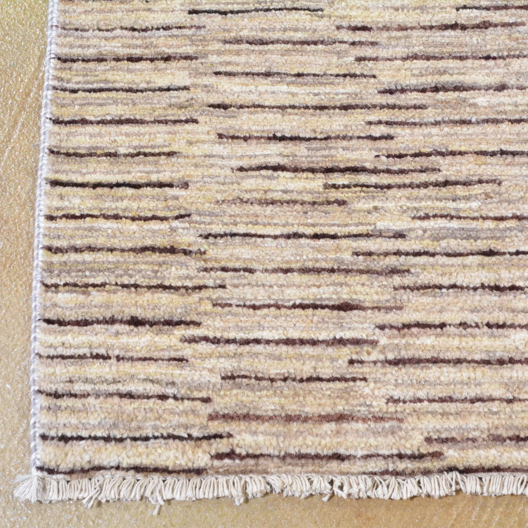 Hand-Knotted Gabbeh Design Wool Handmade Rug (Size 6.9 x10.2) Brral-954