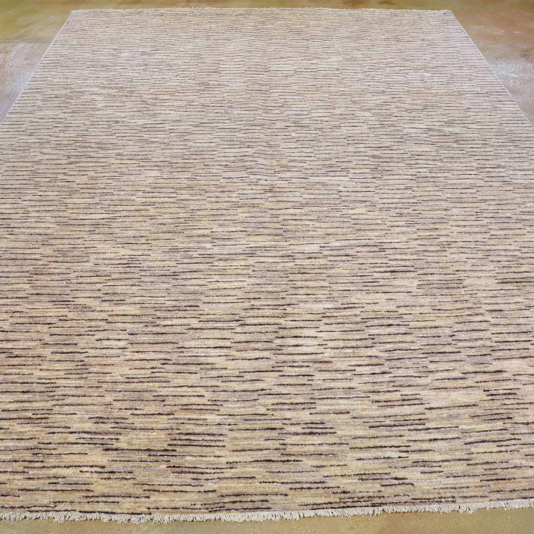 Hand-Knotted Gabbeh Design Wool Handmade Rug (Size 6.9 x10.2) Brral-954