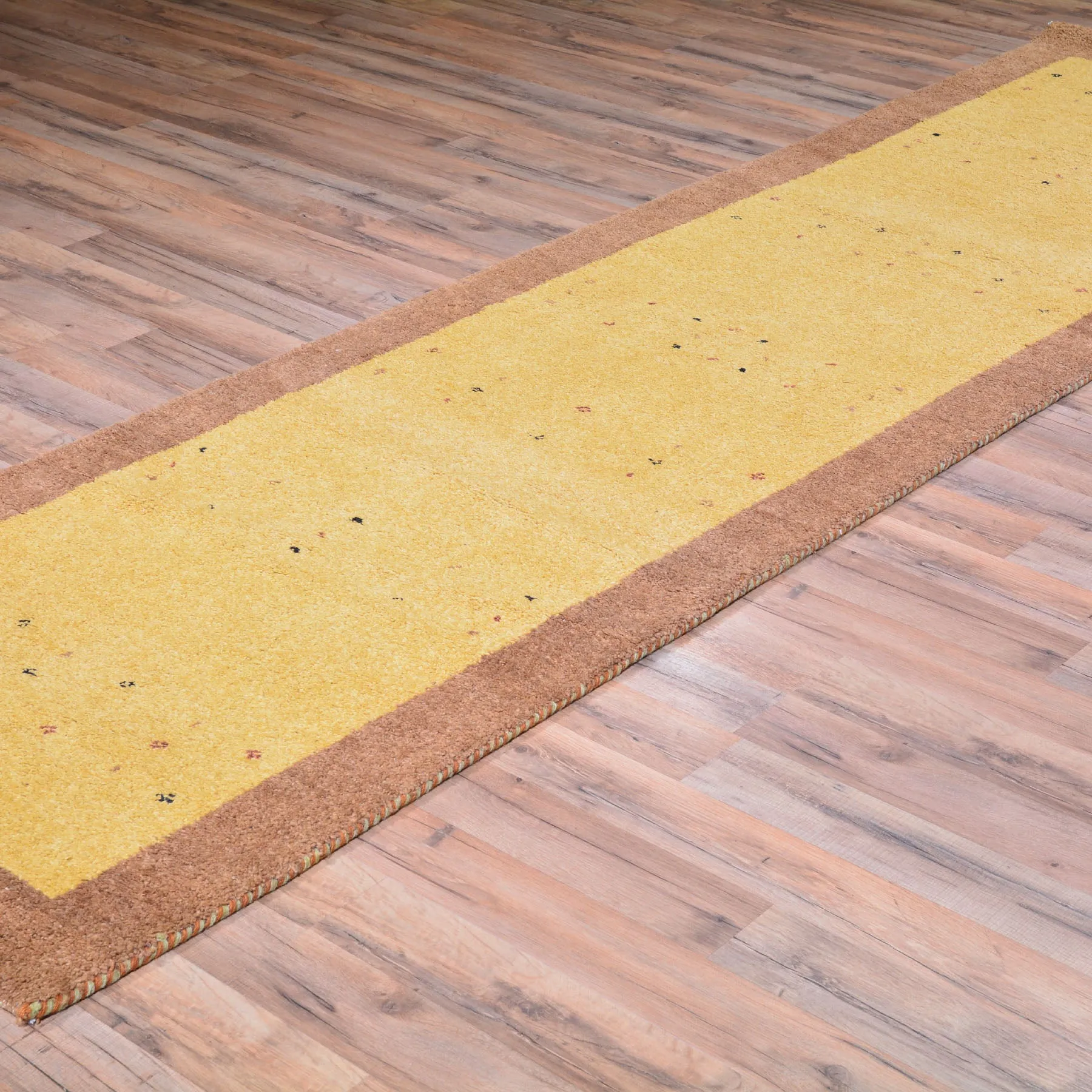Hand-Knotted Gabbeh Modern Design Handmade Wool Rug (Size 2.9 X 9.9) Cwral-6843