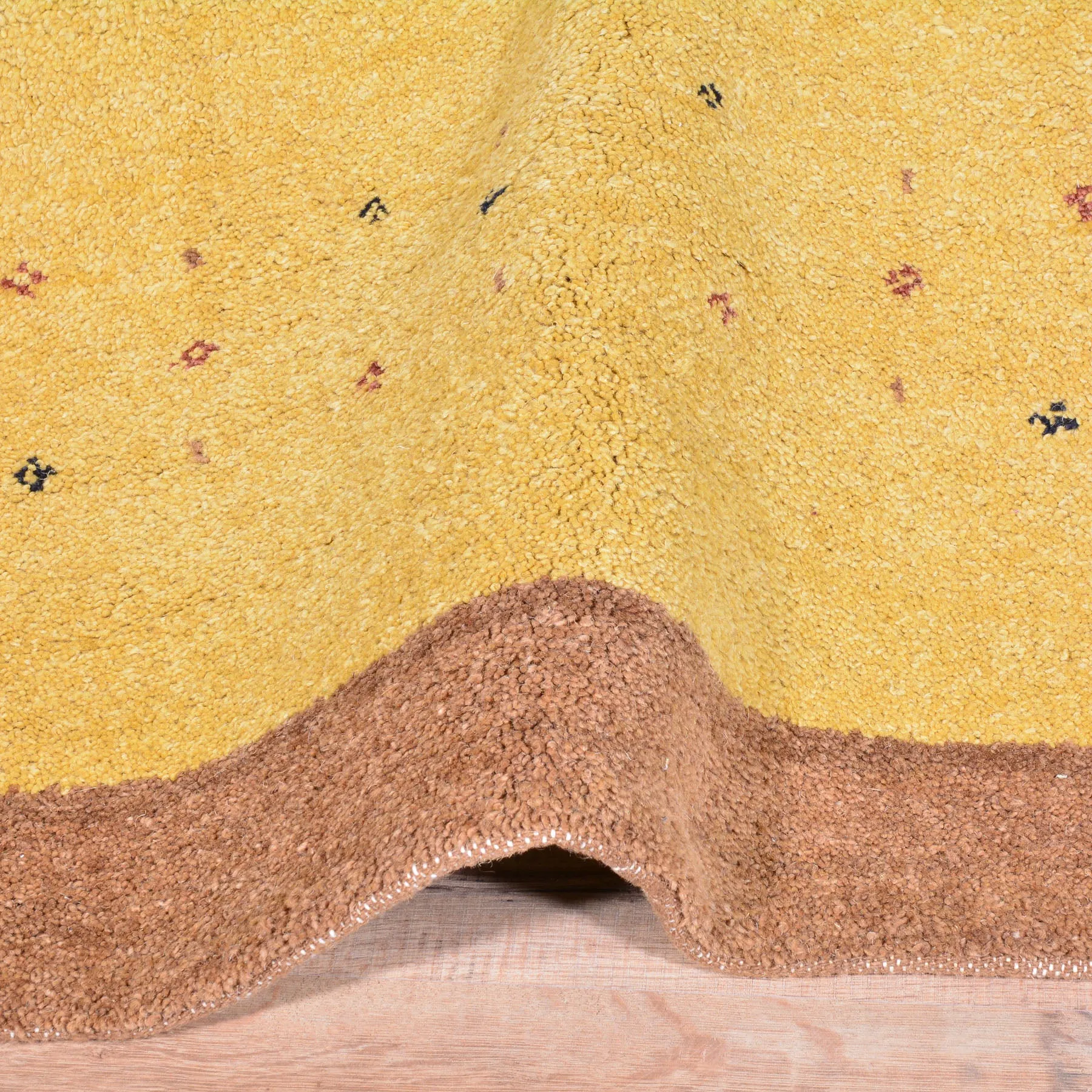 Hand-Knotted Gabbeh Modern Design Handmade Wool Rug (Size 2.9 X 9.9) Cwral-6843