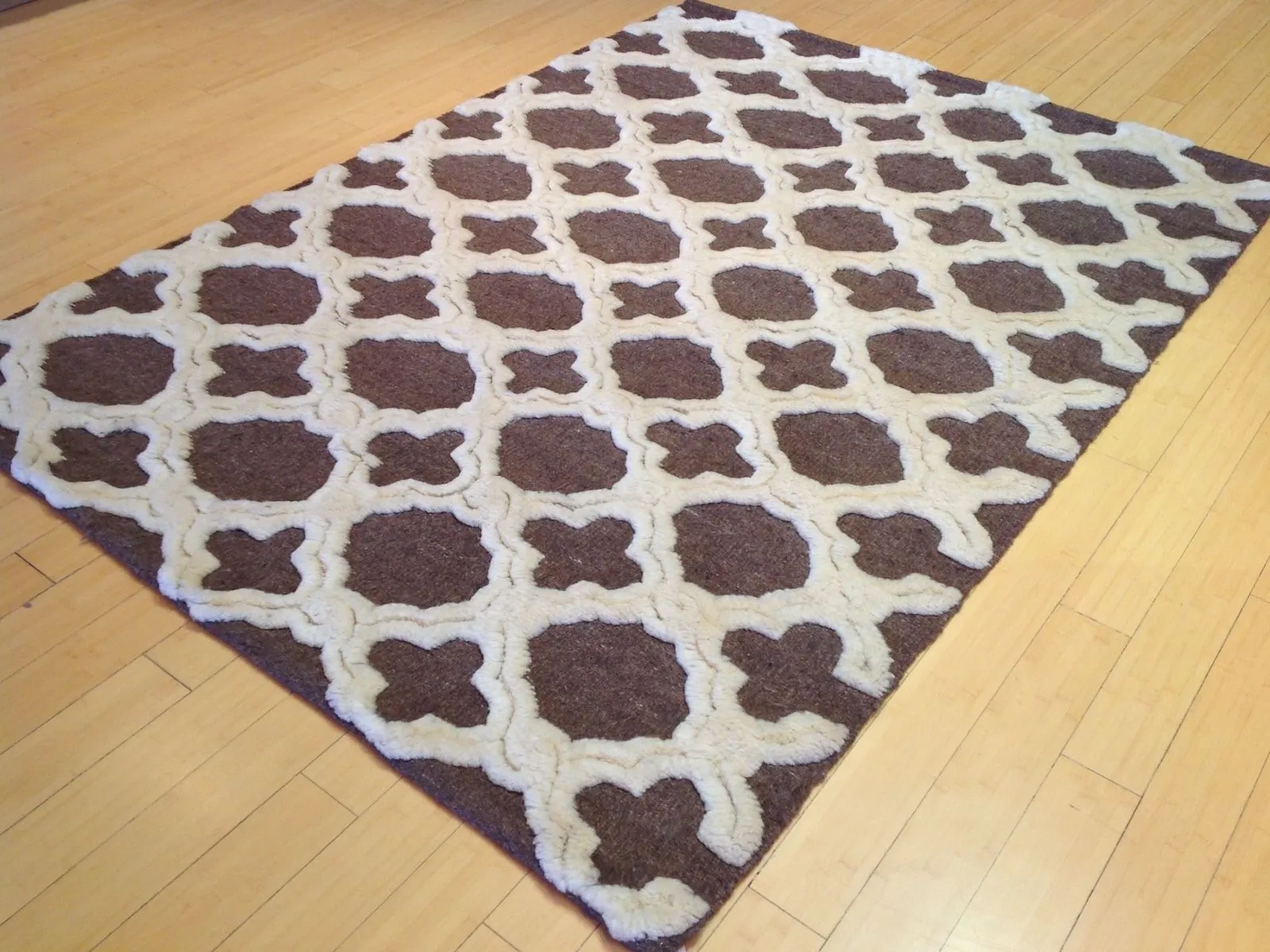 Hand-Knotted Handmade Berber Gabbeh Design Authentic Wool Rug (Size 5.2 X 7.0) Brral-789