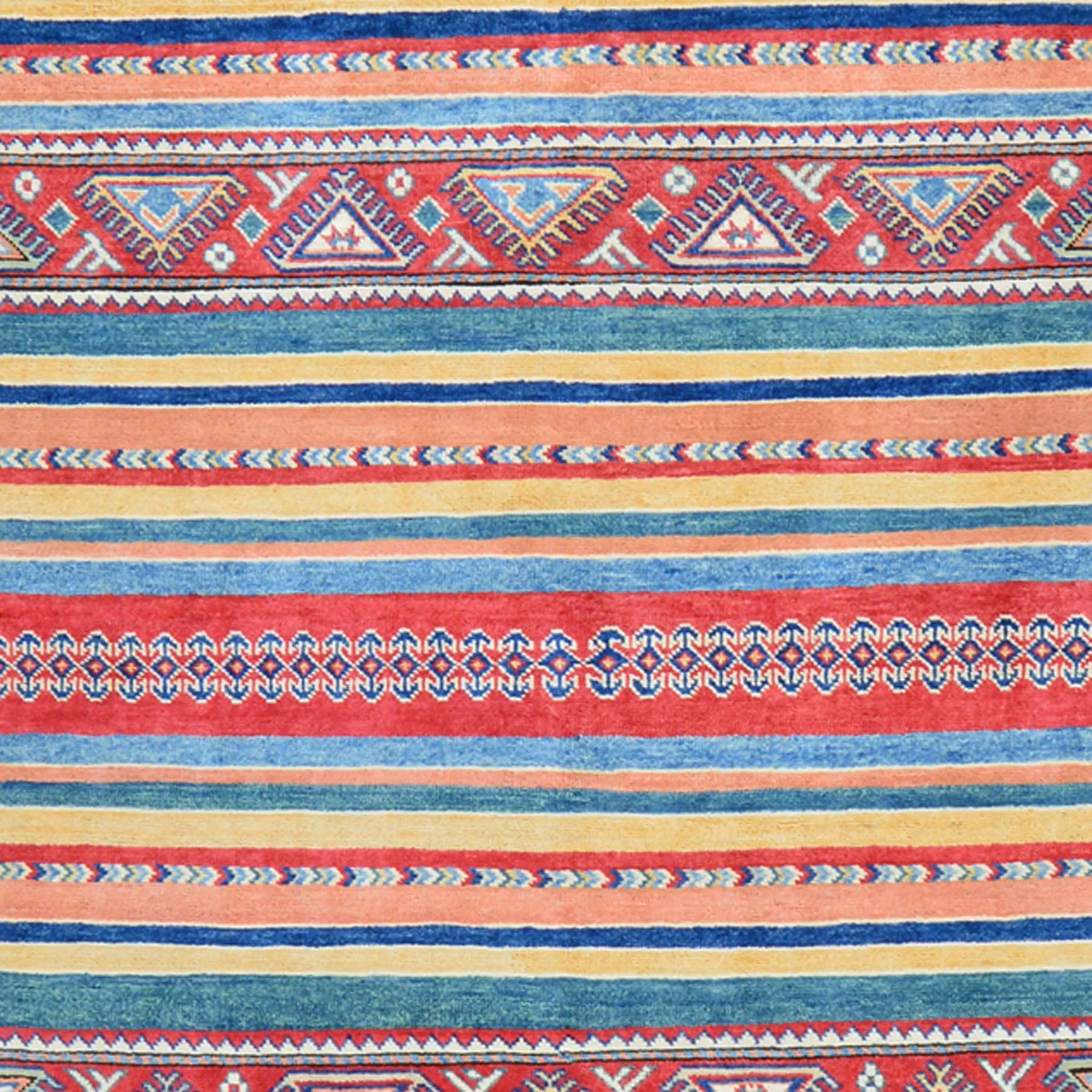 Hand-Knotted Korjan Design Handmade Wool Rug (Size 8.0 X 10) Brral-6126