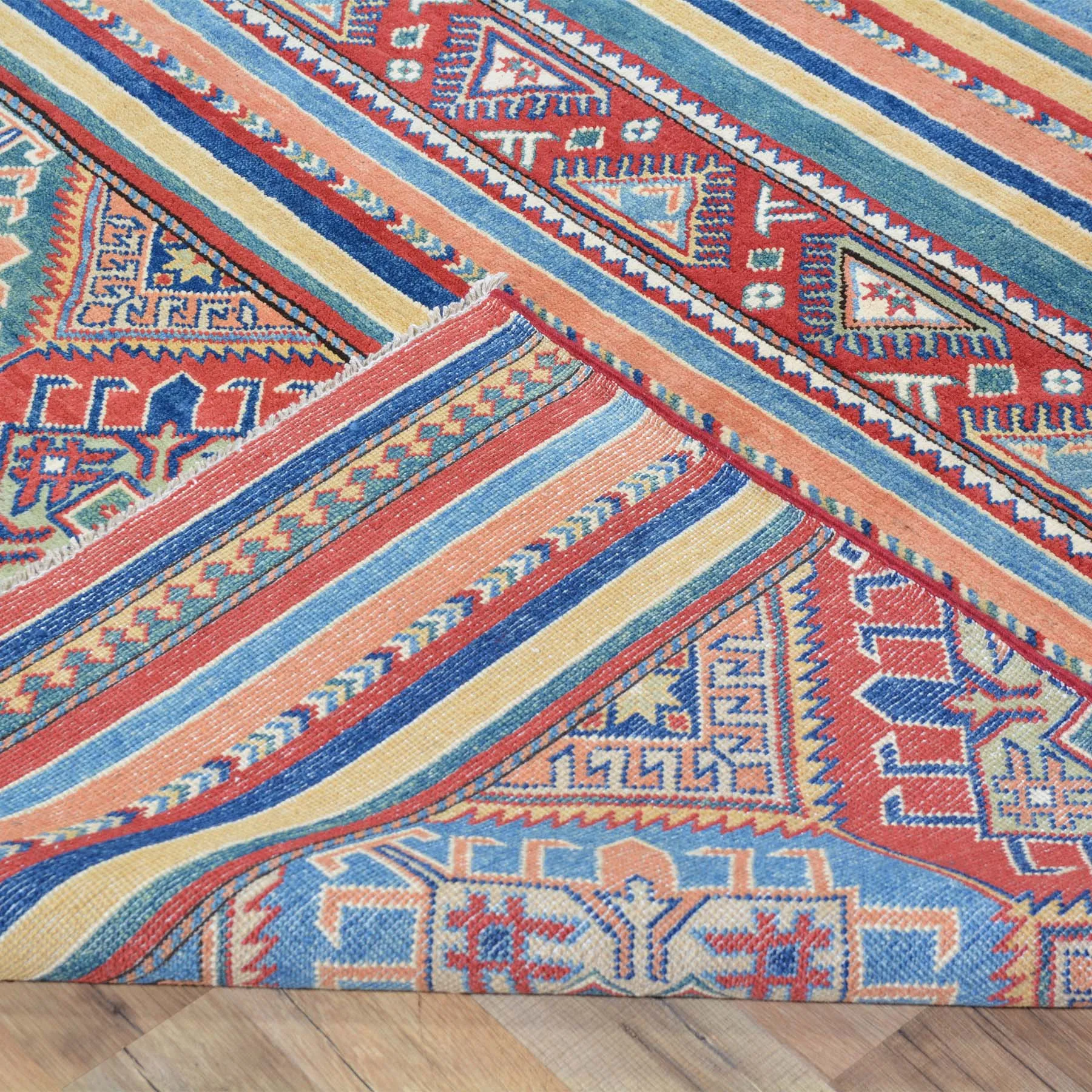 Hand-Knotted Korjan Design Handmade Wool Rug (Size 8.0 X 10) Brral-6126