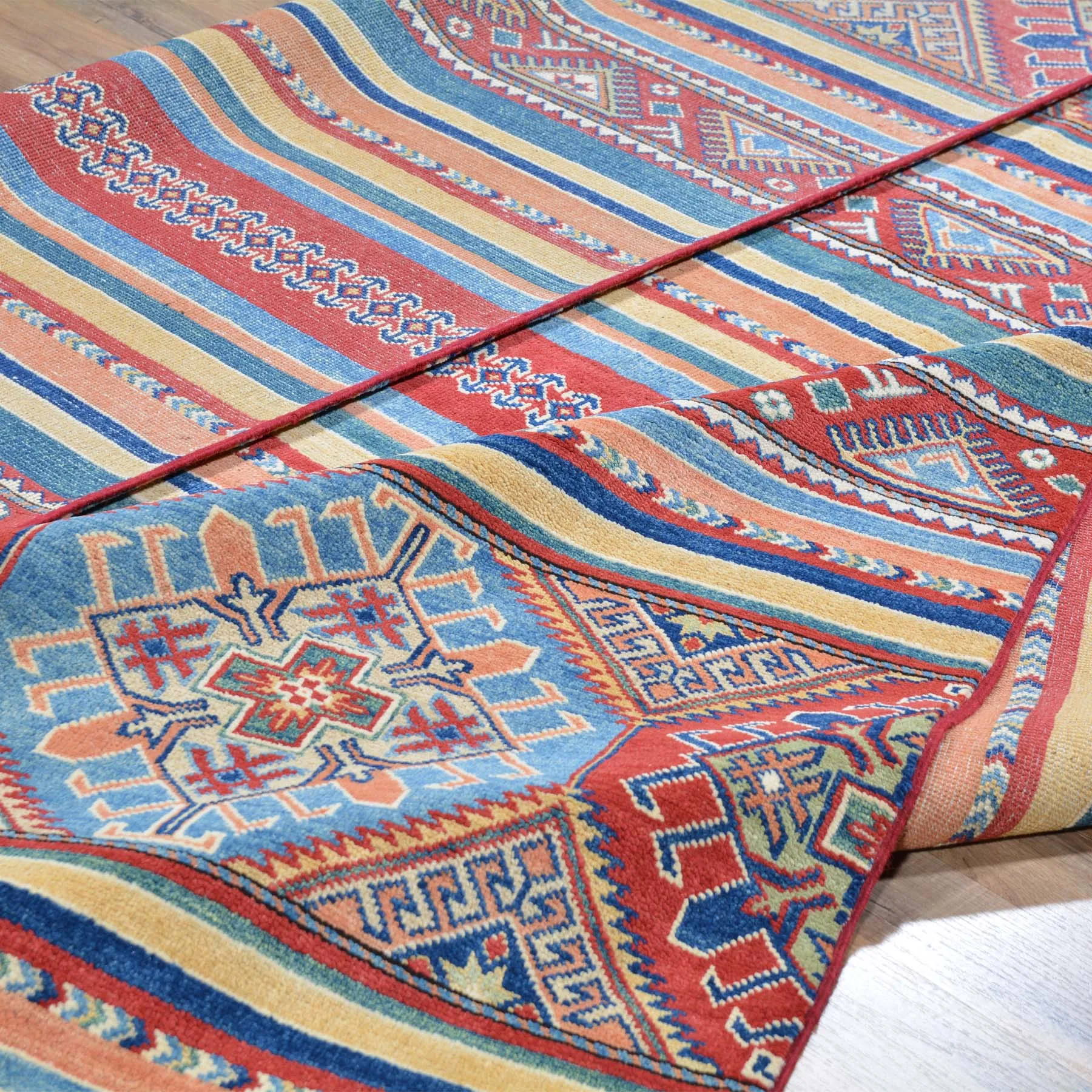 Hand-Knotted Korjan Design Handmade Wool Rug (Size 8.0 X 10) Brral-6126