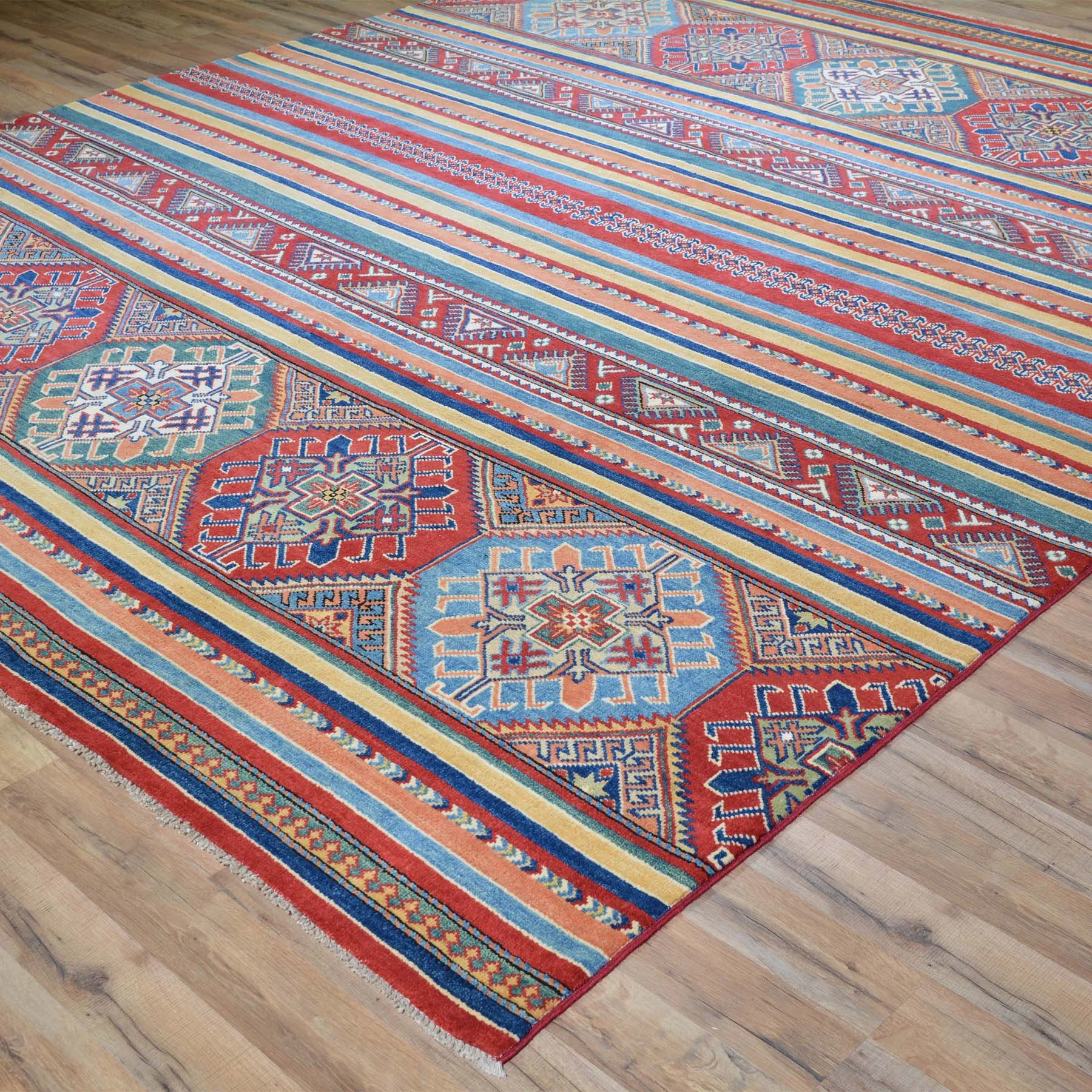 Hand-Knotted Korjan Design Handmade Wool Rug (Size 8.0 X 10) Brral-6126
