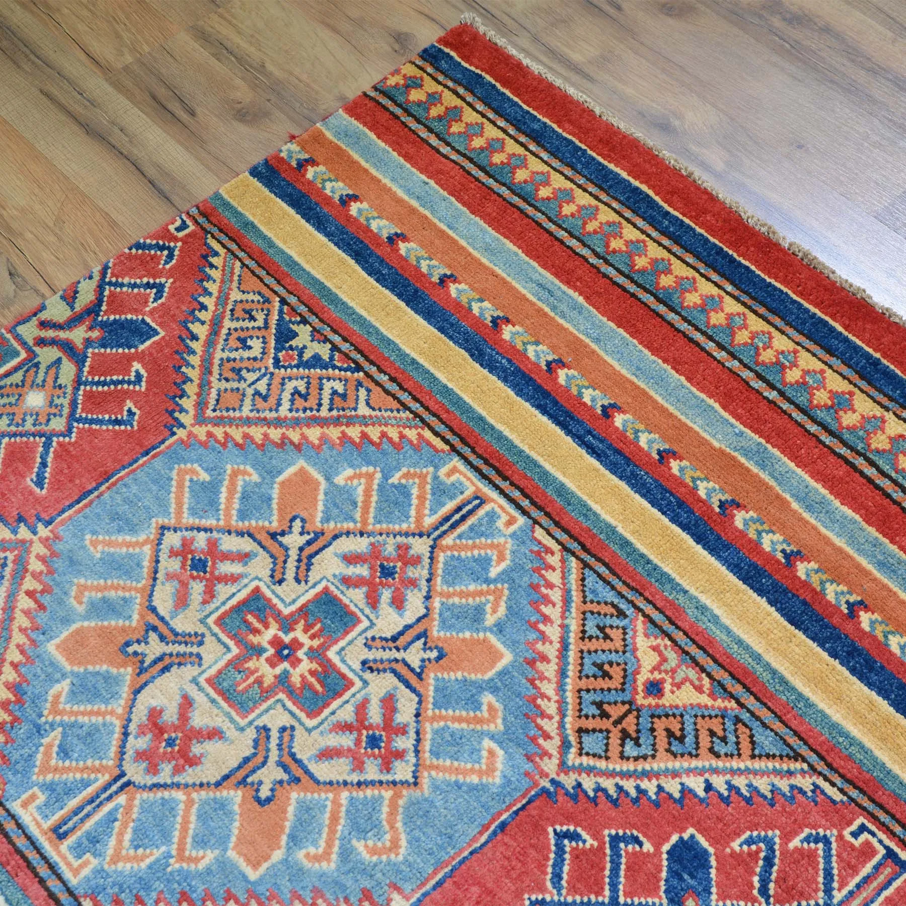 Hand-Knotted Korjan Design Handmade Wool Rug (Size 8.0 X 10) Brral-6126