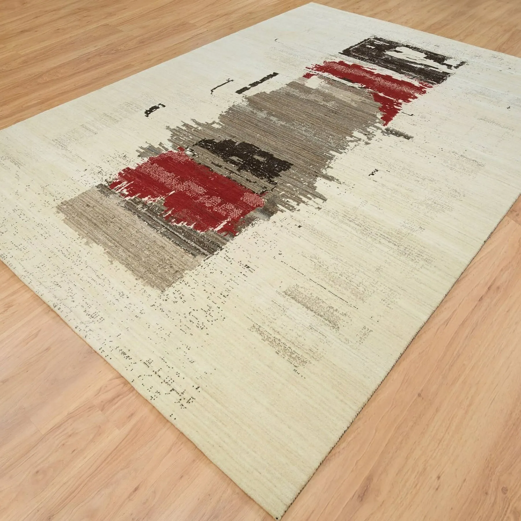 Hand-Knotted Lori Gabbeh Abstract Design Oriental Handmade Rug (Size 9.6 X 13.4) Cwral-10413