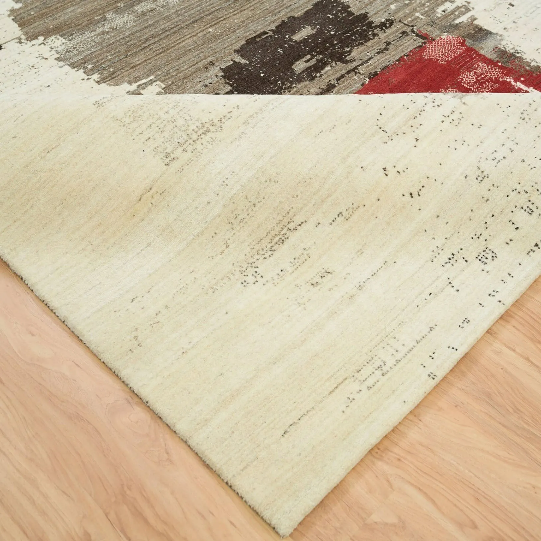 Hand-Knotted Lori Gabbeh Abstract Design Oriental Handmade Rug (Size 9.6 X 13.4) Cwral-10413