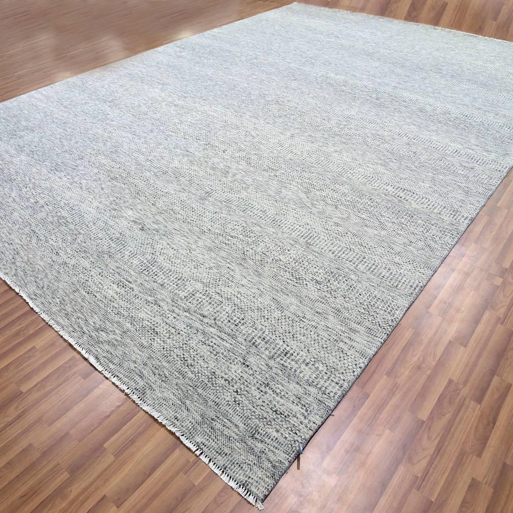 Hand-Knotted Modern Contemporary Design Oriental Handmade Rug (Size 11.11 X 17.10) Cwral-10404