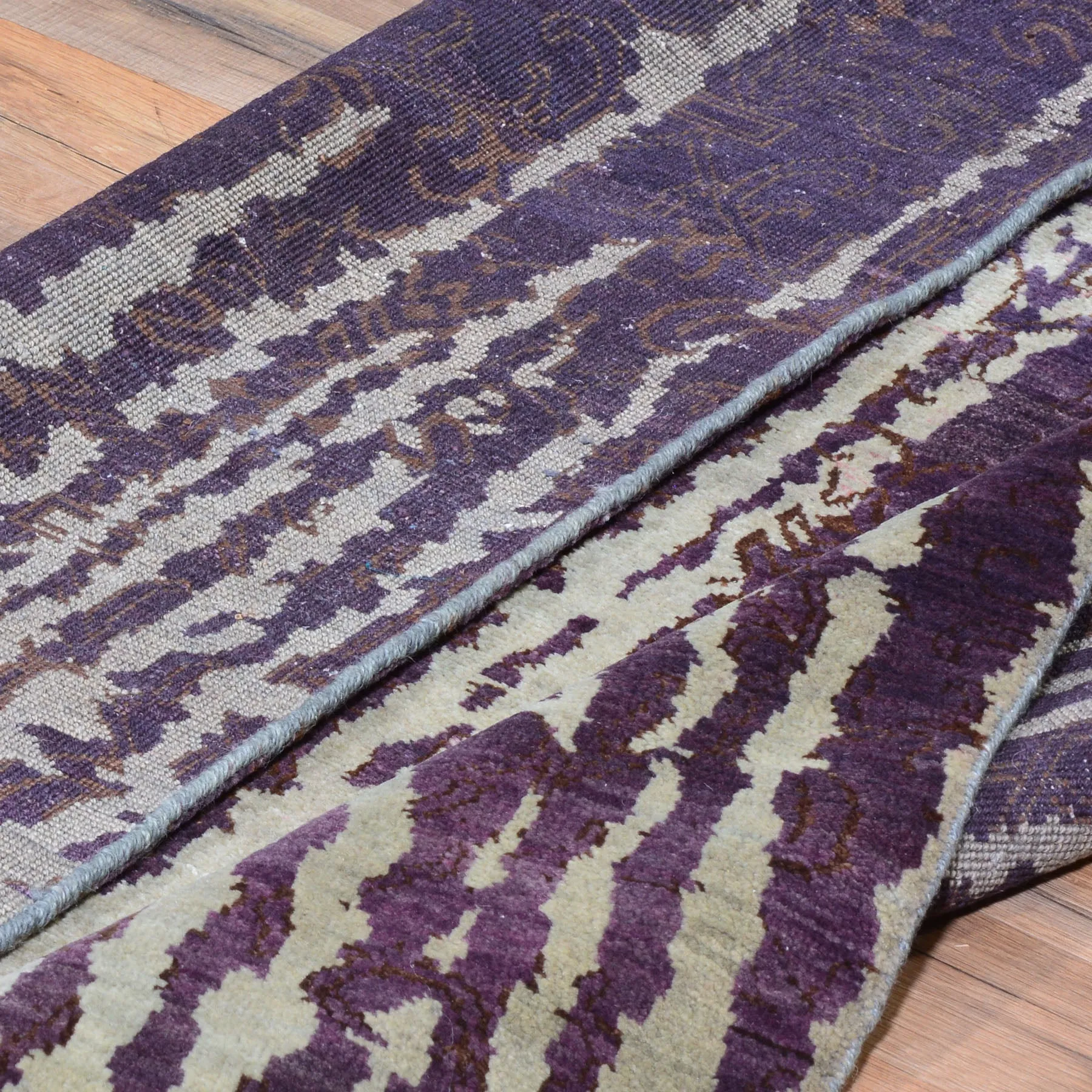 Hand-Knotted Modern Design Handmade Rug (Size 4.0 X 5.10) Brrsf-687