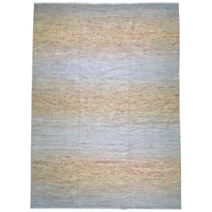Hand-Knotted Modern Design Handmade Wool Rug (Size 10.2 X 13.11) Cwral-8439