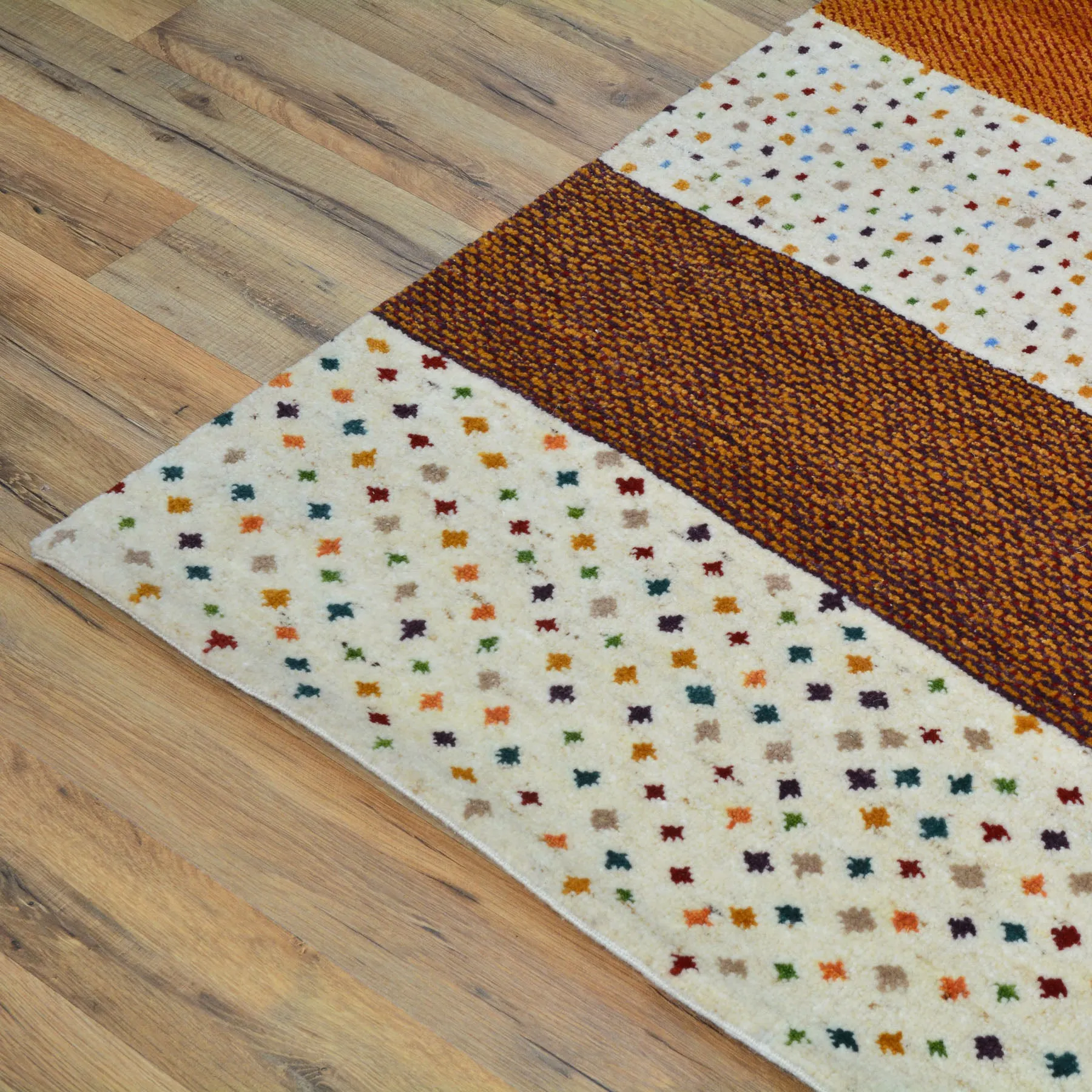 Hand-Knotted Modern Gabbeh Design Wool Handmade Rug (Size 8.2 x11.7) Cwral-9543