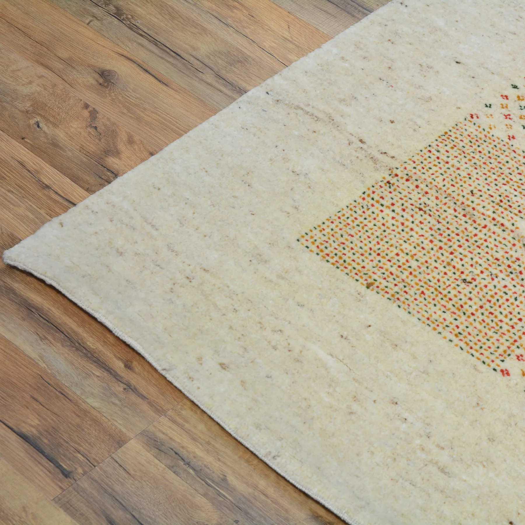 Hand-Knotted Modern Gabbeh Design Wool Handmade Rug (Size 8.3 x 9.11) Cwral-9546
