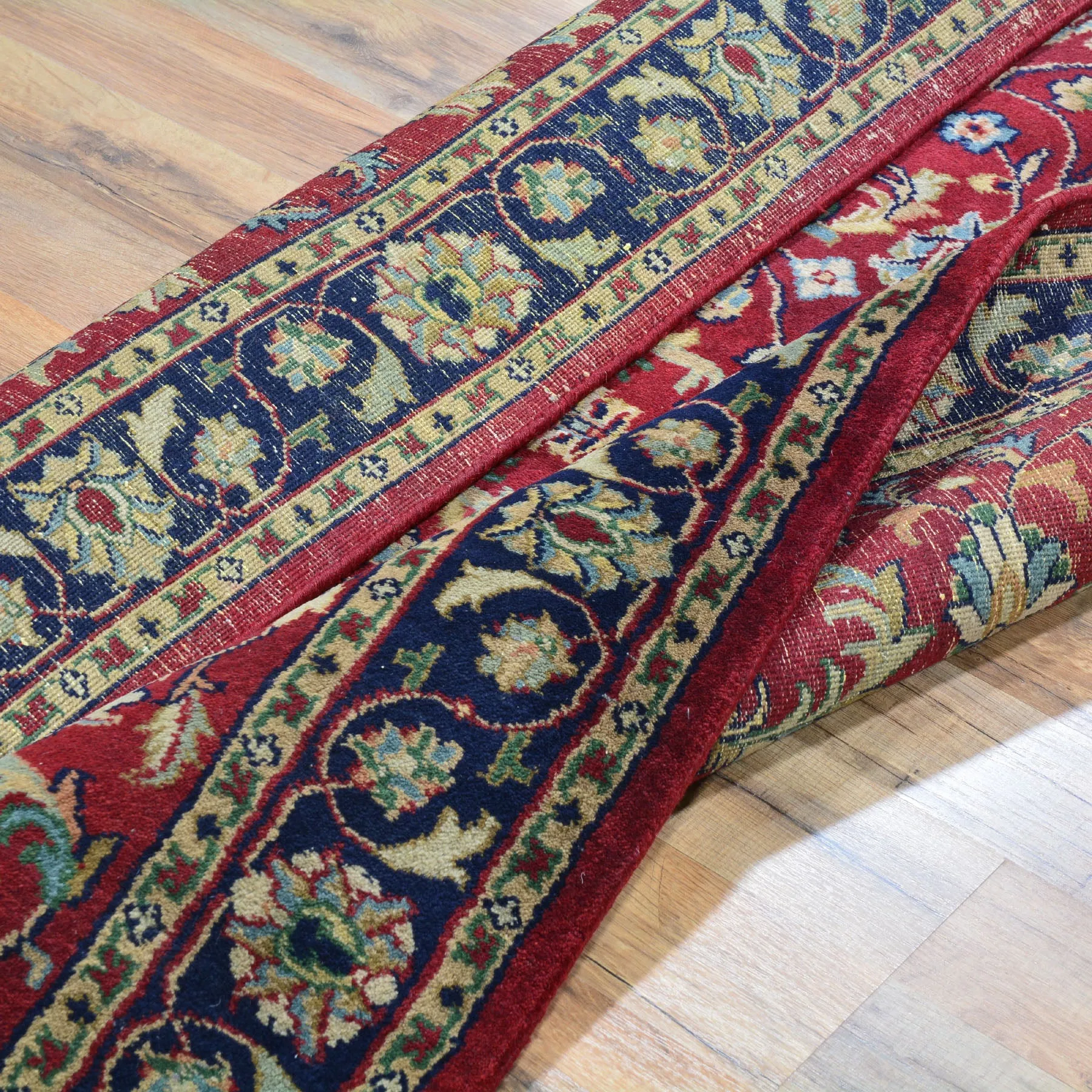 Hand-Knotted Oriental Design Wool Traditional Wool Handmade Rug (Size 3.10 X 6.0) Cwral-594