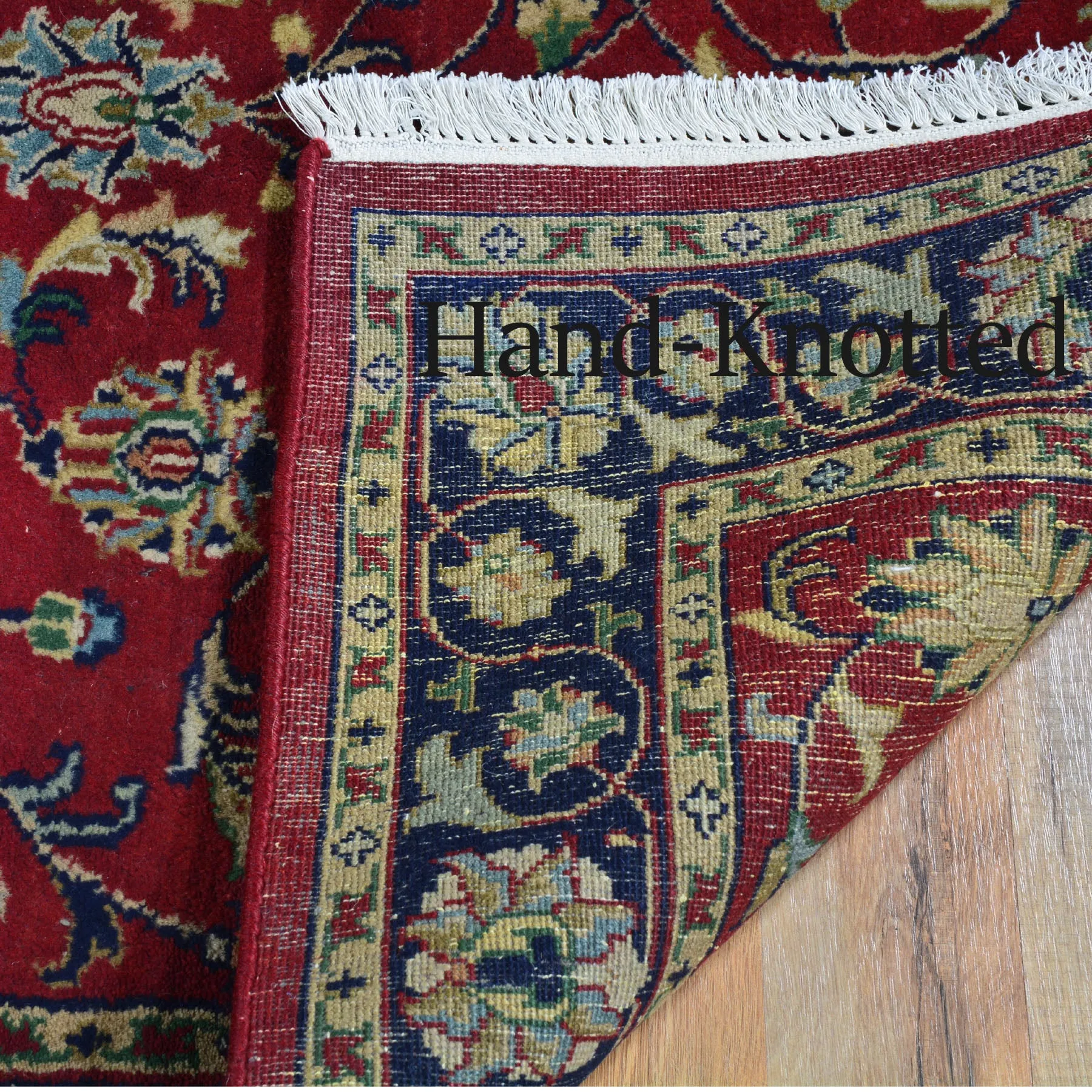 Hand-Knotted Oriental Design Wool Traditional Wool Handmade Rug (Size 3.10 X 6.0) Cwral-594