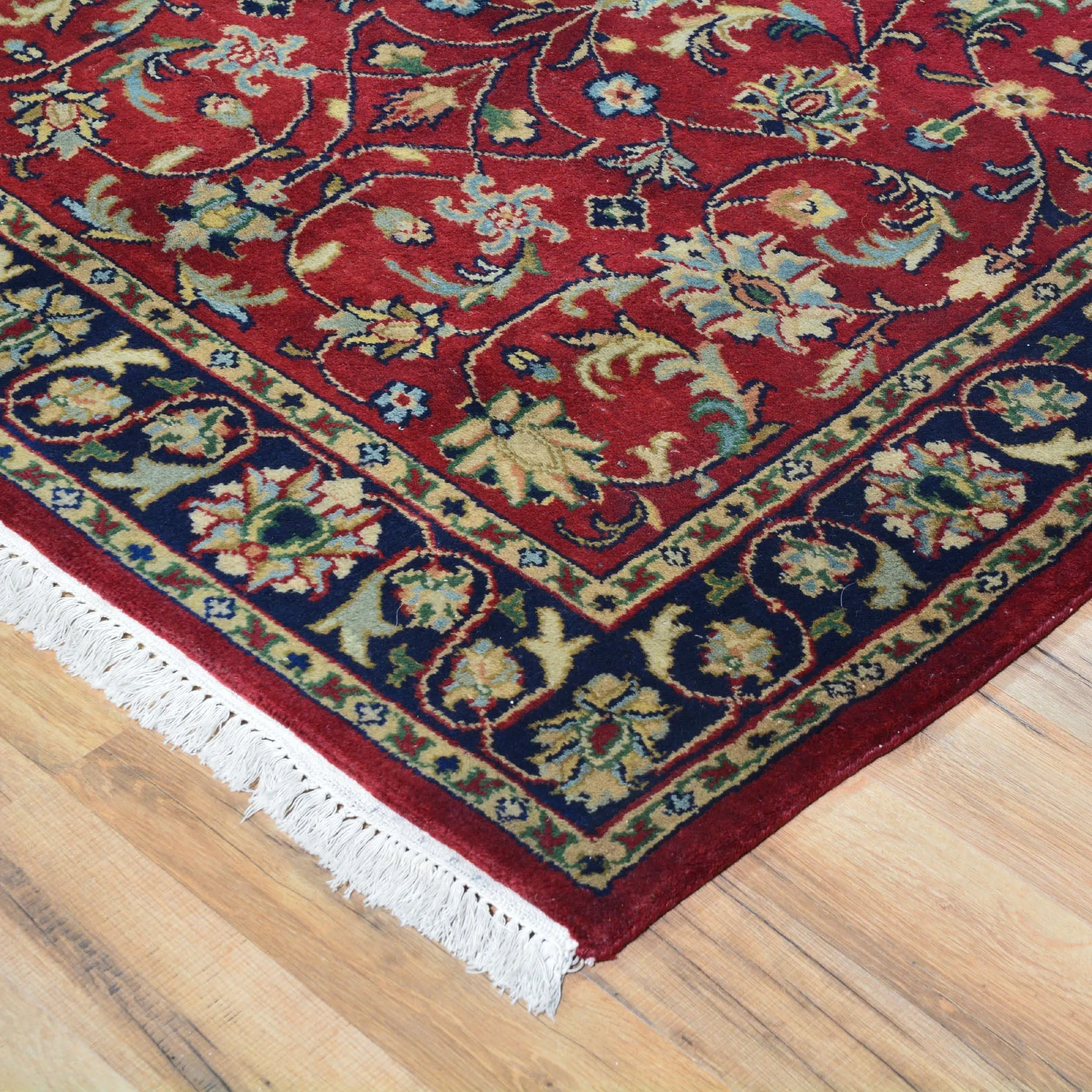 Hand-Knotted Oriental Design Wool Traditional Wool Handmade Rug (Size 3.10 X 6.0) Cwral-594