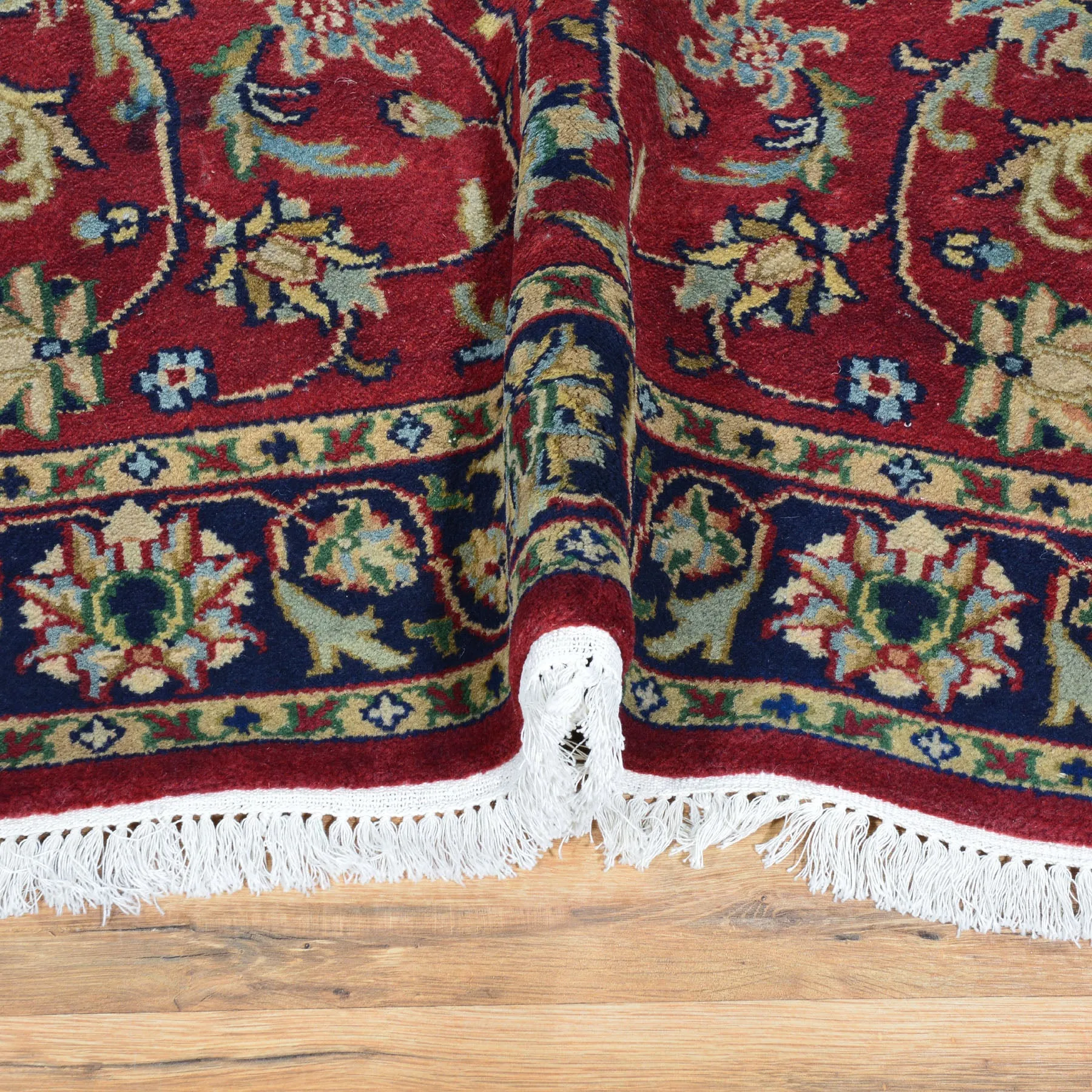 Hand-Knotted Oriental Design Wool Traditional Wool Handmade Rug (Size 3.10 X 6.0) Cwral-594