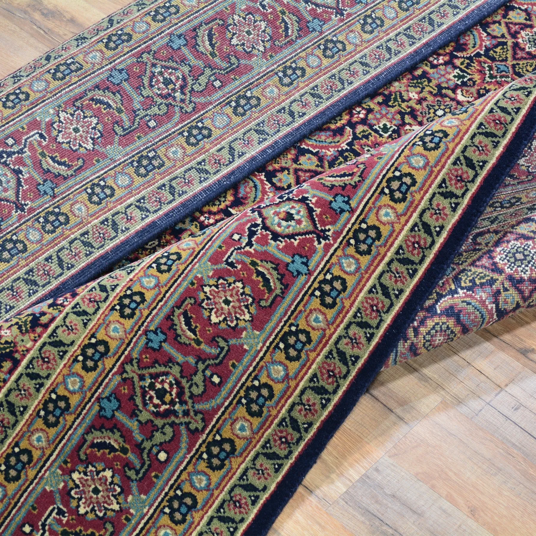 Hand-Knotted Oriental Herati Design Wool Rug (Size 4.10 X 7.0) Brral-6195