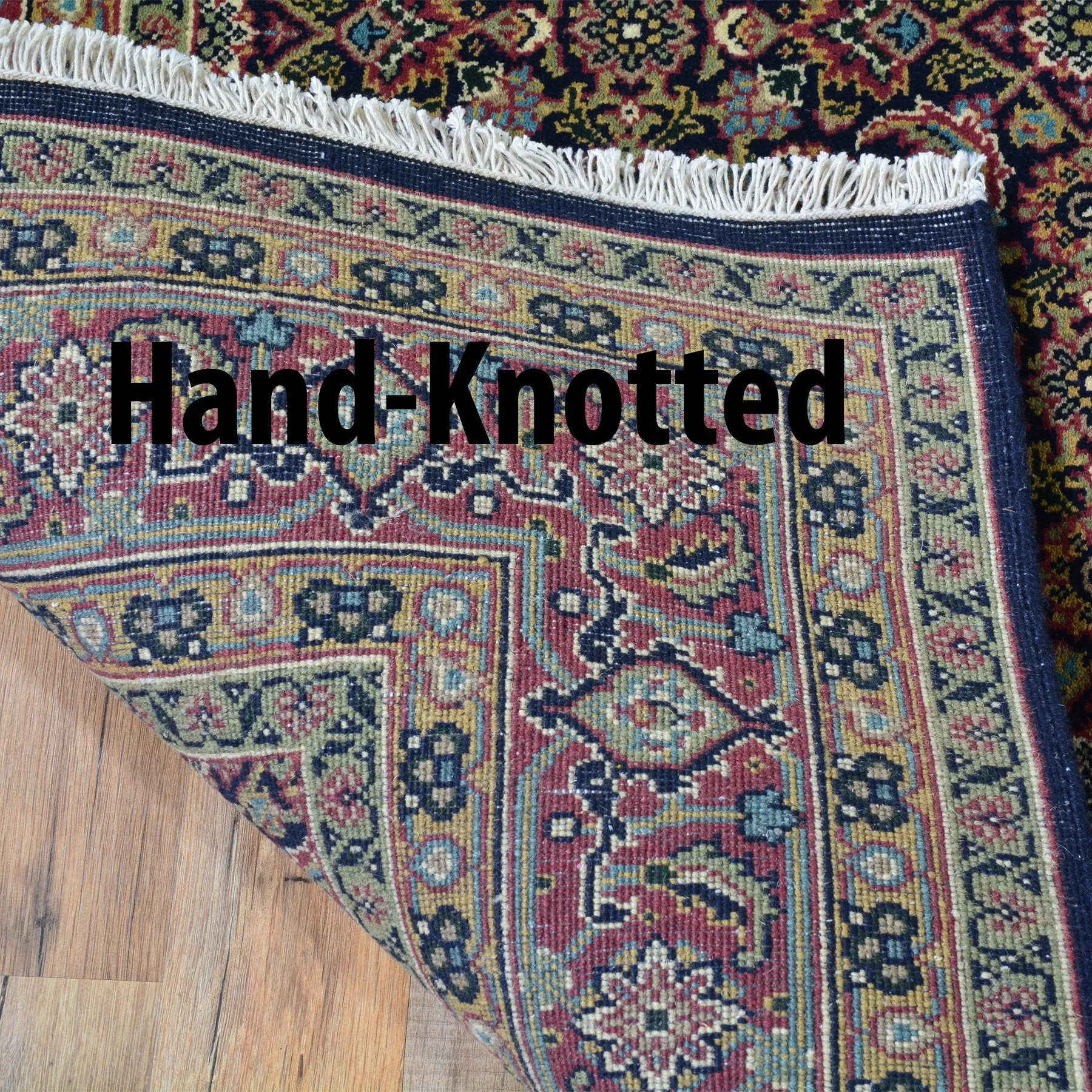 Hand-Knotted Oriental Herati Design Wool Rug (Size 4.10 X 7.0) Brral-6195