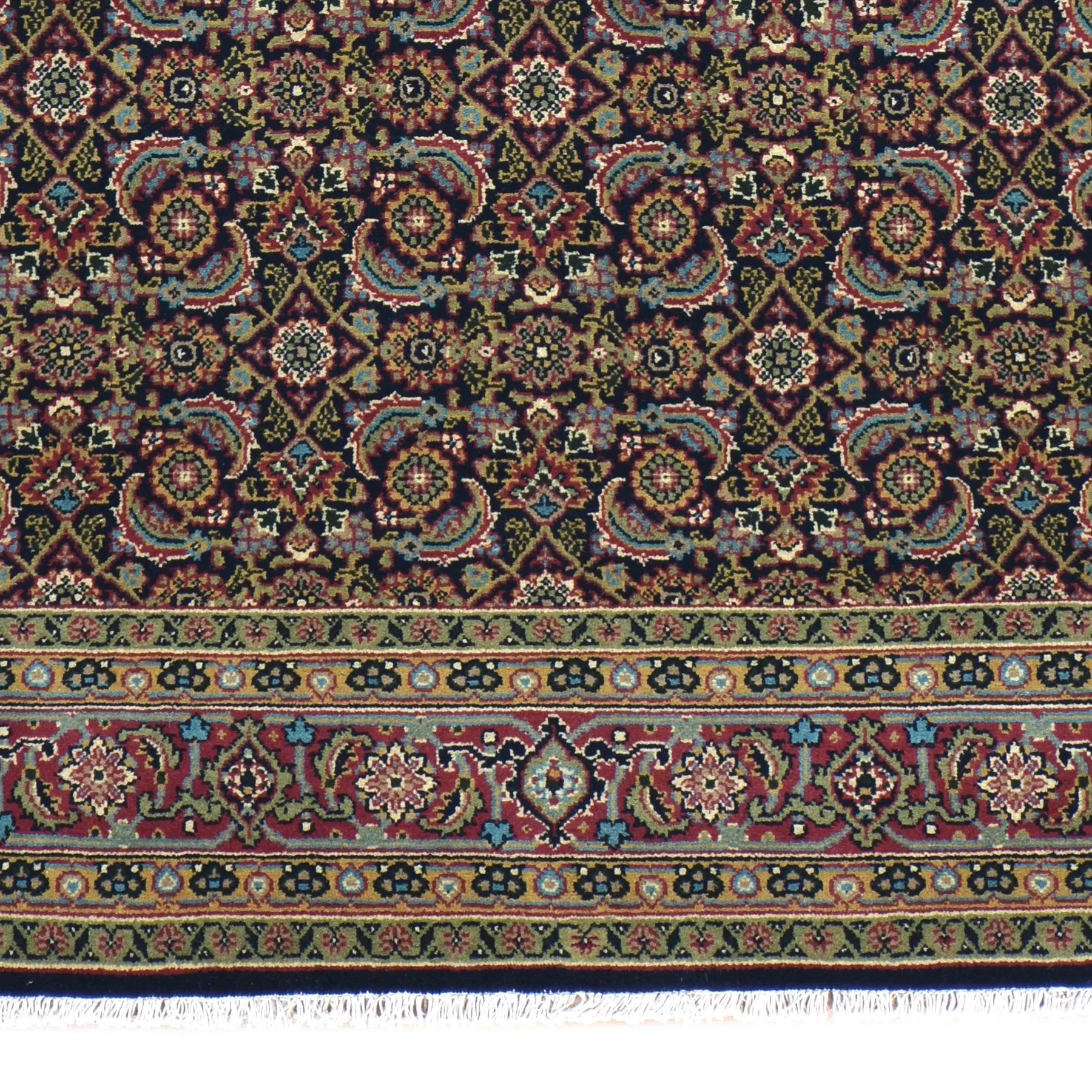 Hand-Knotted Oriental Herati Design Wool Rug (Size 4.10 X 7.0) Brral-6195