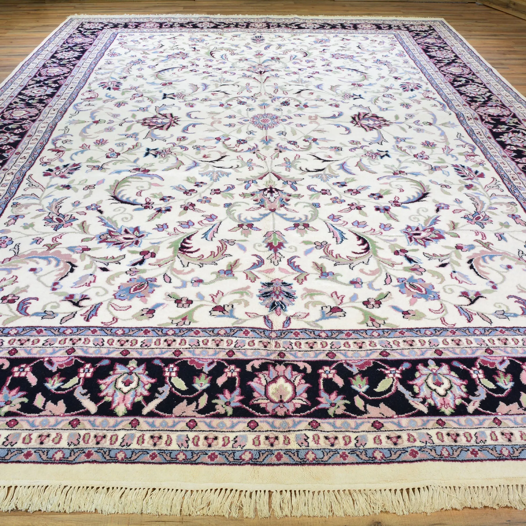 Hand-Knotted Oriental Mahal Design Wool Rug (Size 10.0 X 13.11) Brral-5643