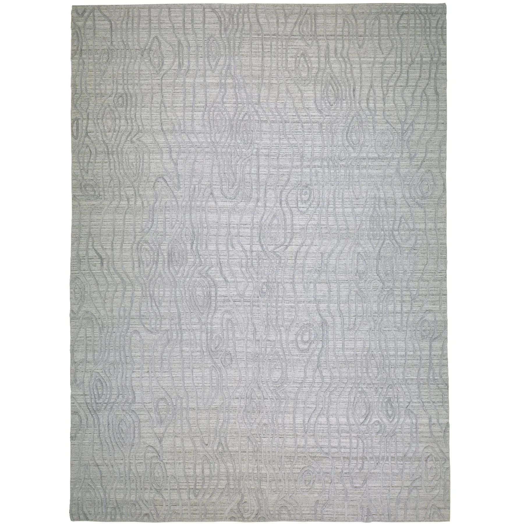 Hand-Knotted Oriental Modern Contemporary Handmade Wool Rug (Size 9.2 X 12.4) Cwral-5478