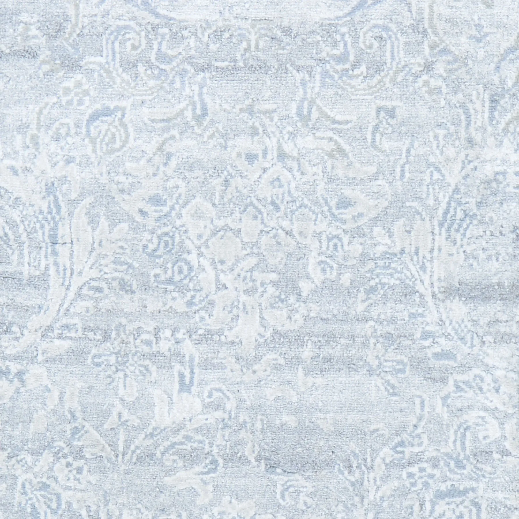 Hand-Knotted Oriental Modern Design Handmade Wool & Silk  Rug (Size 2.0 X 2.11) Cwral-8433