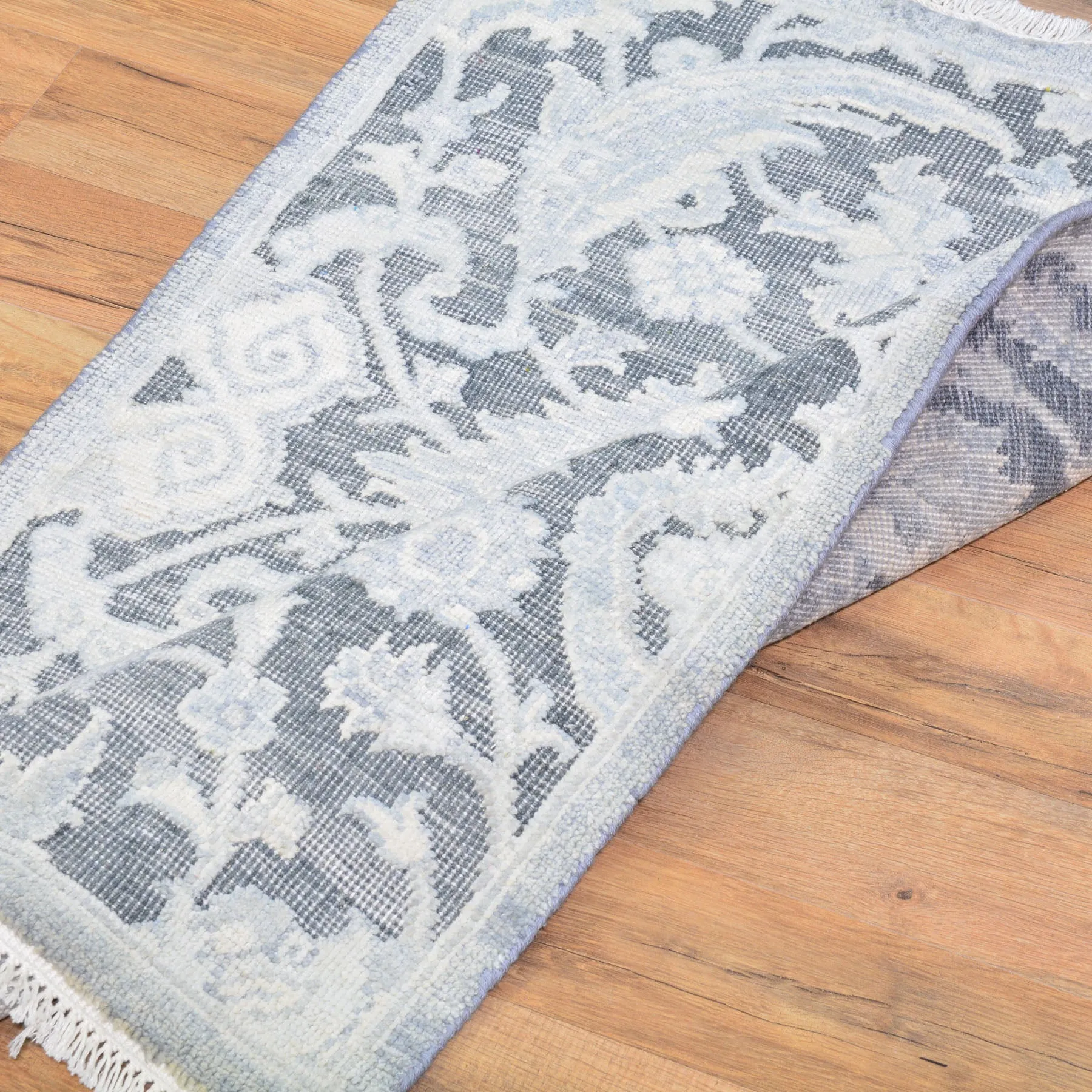 Hand-Knotted Oriental Modern Design Handmade Wool & Silk  Rug (Size 2.0 X 3.0) Cwral-8827