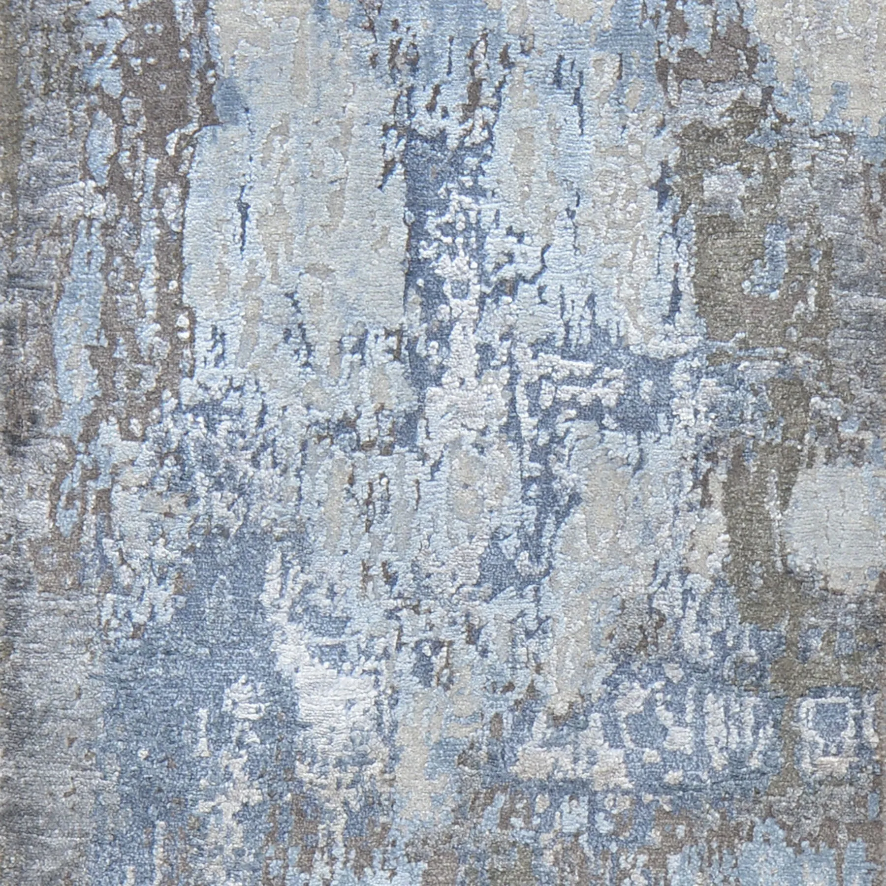 Hand-Knotted Oriental Modern Design Handmade Wool & Silk  Rug (Size 2.0 X 3.1) Cwral-7893