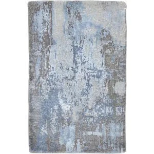 Hand-Knotted Oriental Modern Design Handmade Wool & Silk  Rug (Size 2.0 X 3.1) Cwral-7893